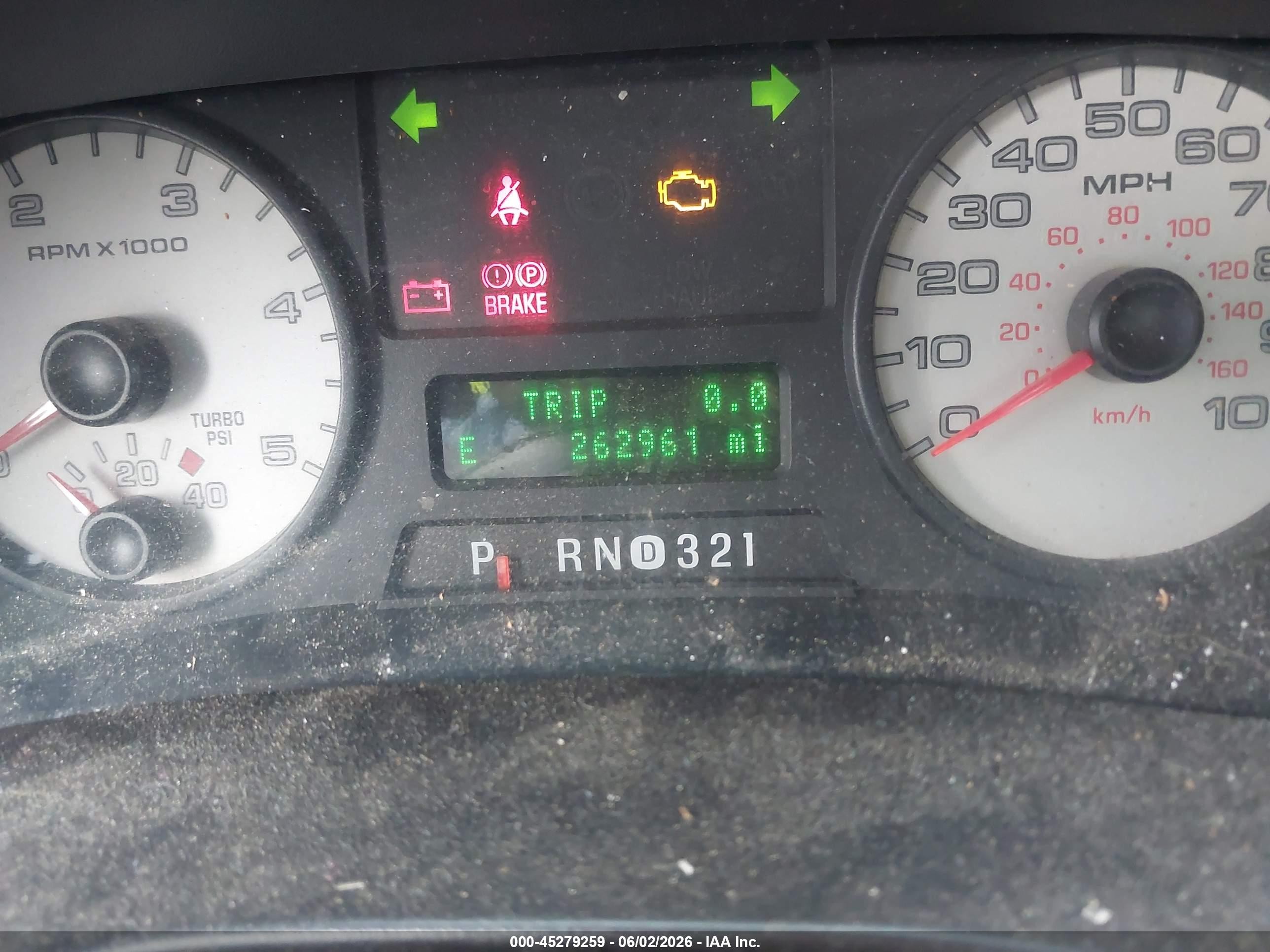 2005 Ford F-250 Lariat/xl/xlt Brown vin: 1FTSW21P35EA83481