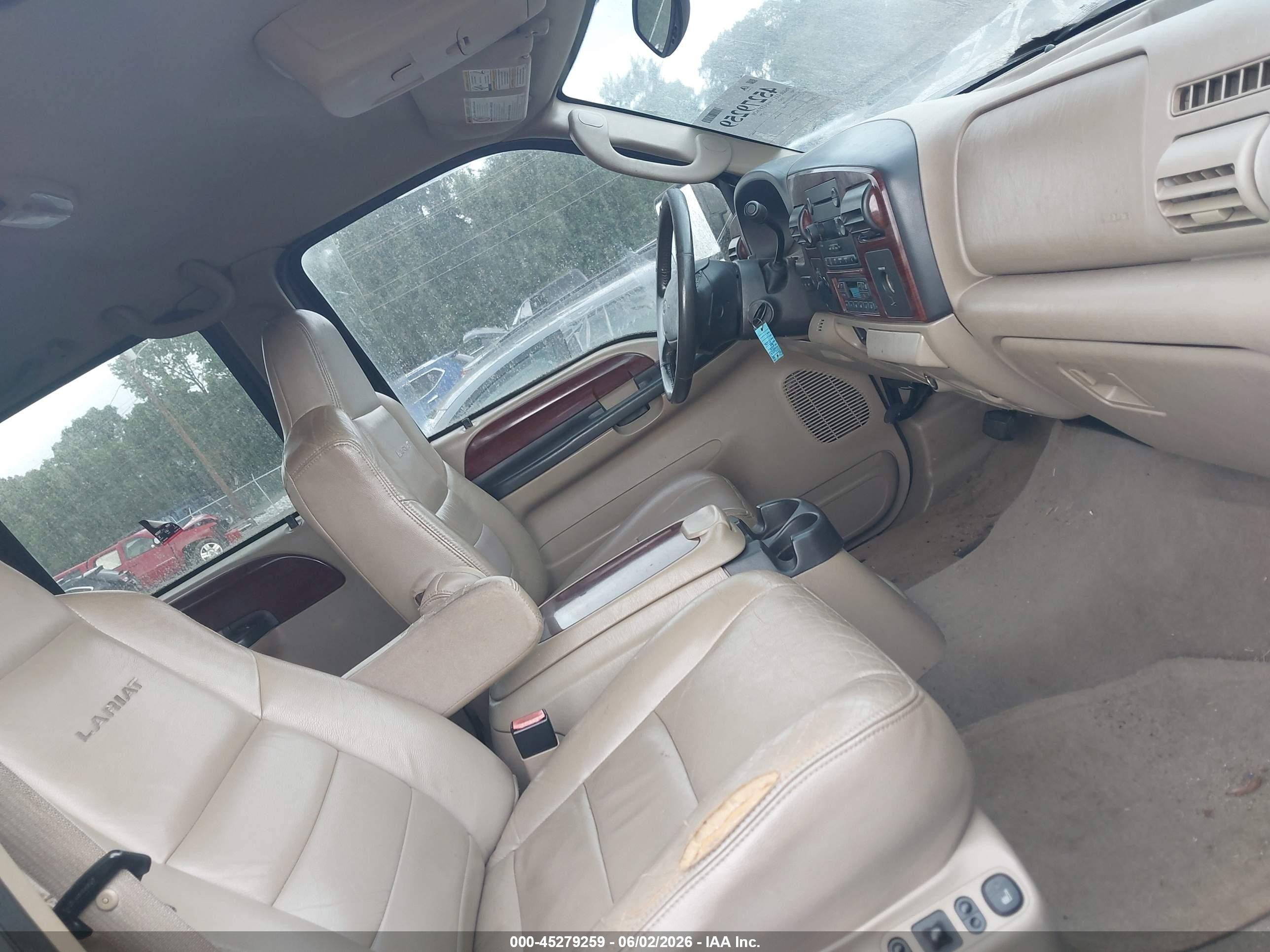2005 Ford F-250 Lariat/xl/xlt Brown vin: 1FTSW21P35EA83481