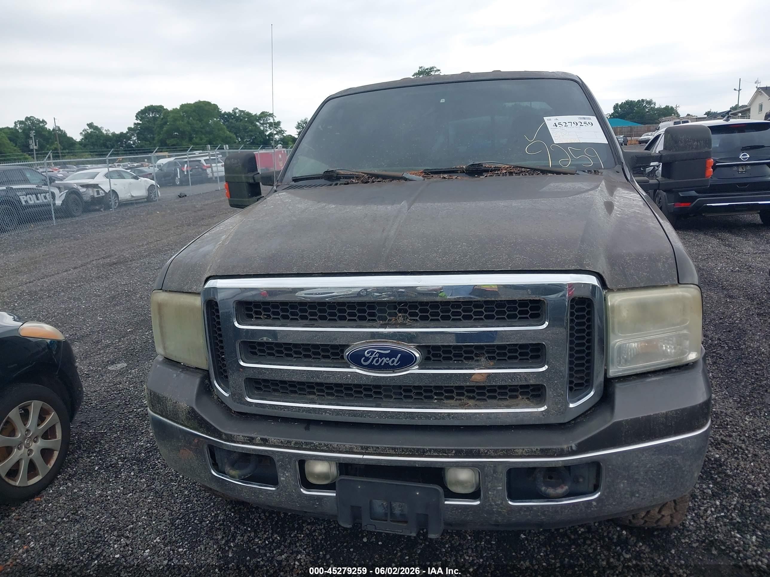 2005 Ford F-250 Lariat/xl/xlt Brown vin: 1FTSW21P35EA83481