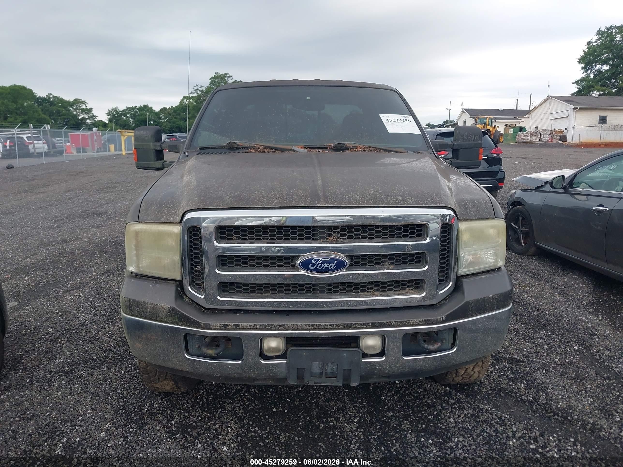 2005 Ford F-250 Lariat/xl/xlt Brown vin: 1FTSW21P35EA83481