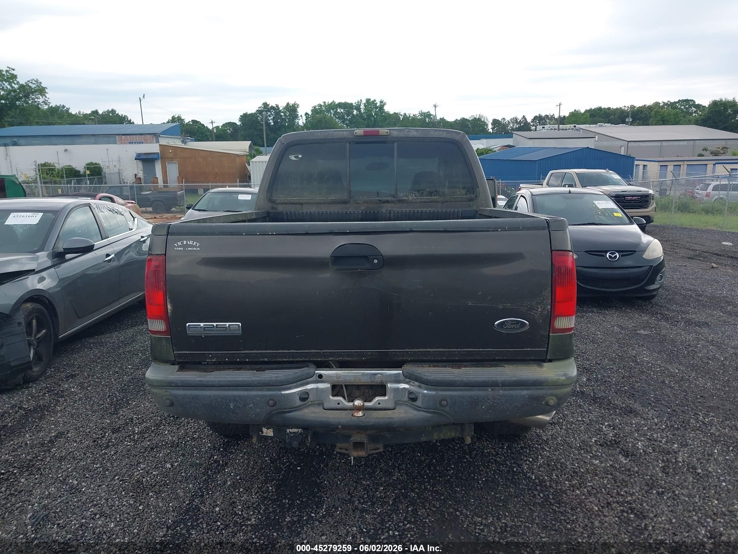 2005 Ford F-250 Lariat/xl/xlt Brown vin: 1FTSW21P35EA83481