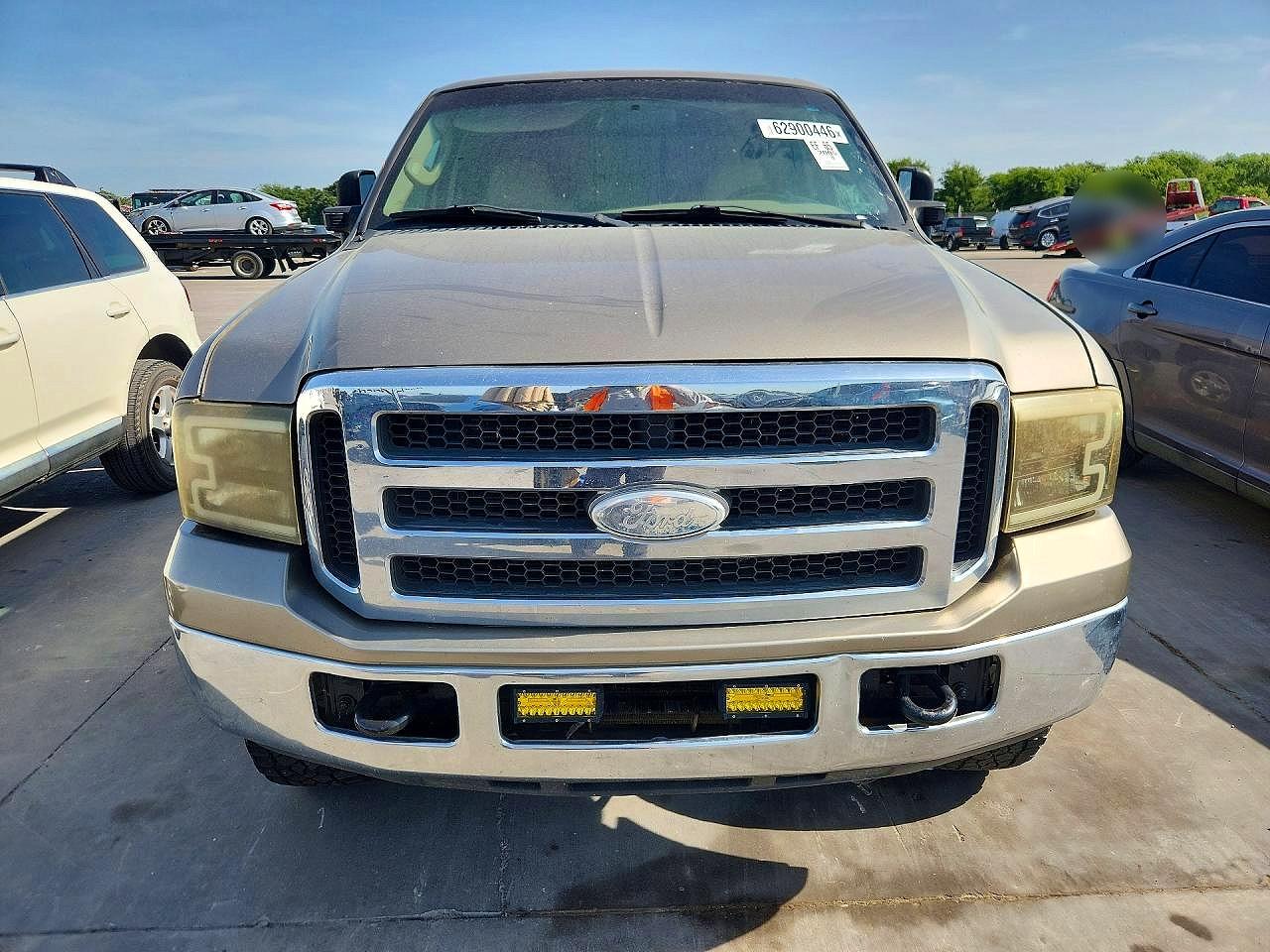 2005 Ford F250 Super Duty Tan vin: 1FTSW21P35EB23512