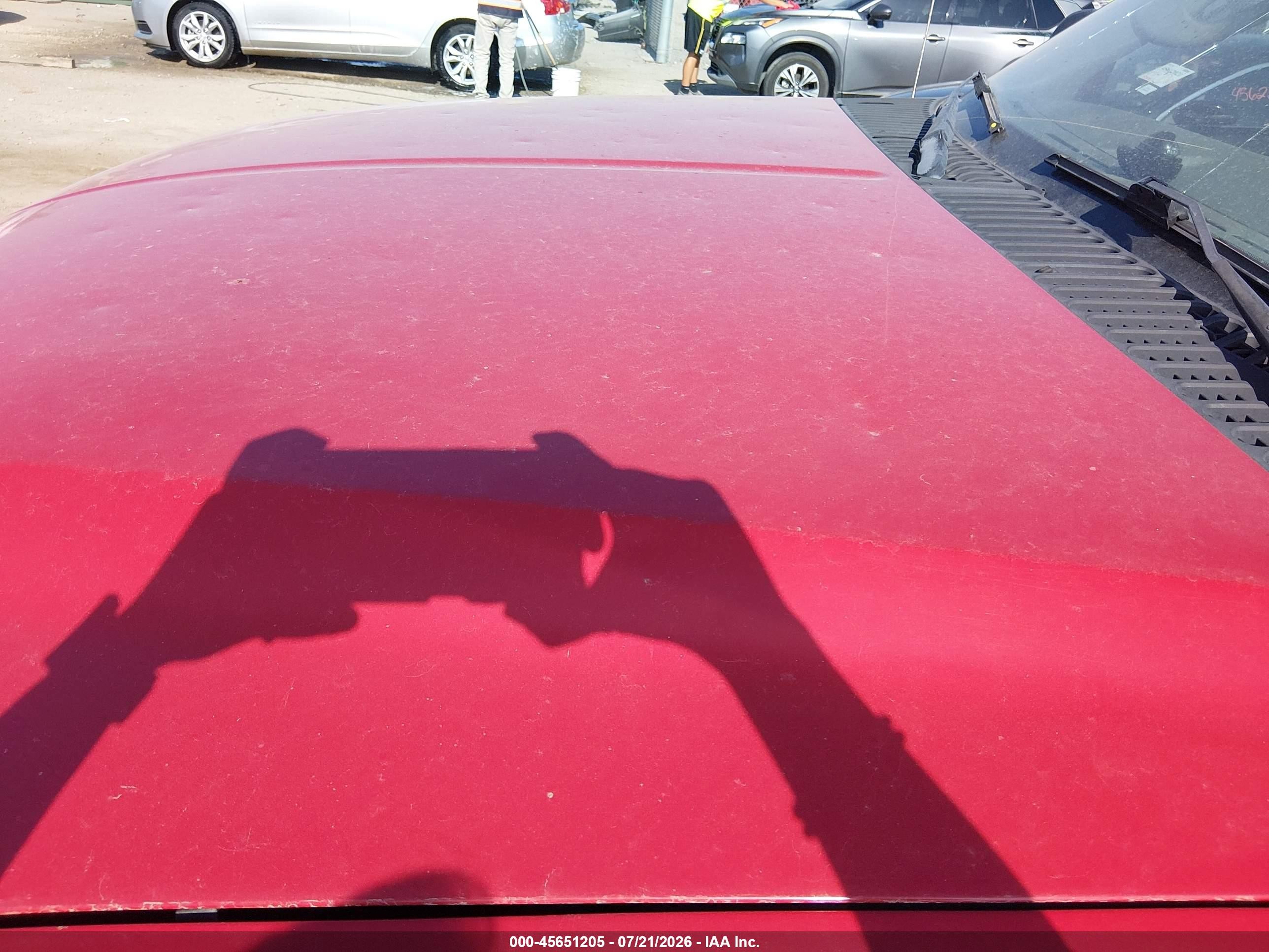 2005 Ford F-250 Lariat/xl/xlt Red vin: 1FTSW21P35EB68417