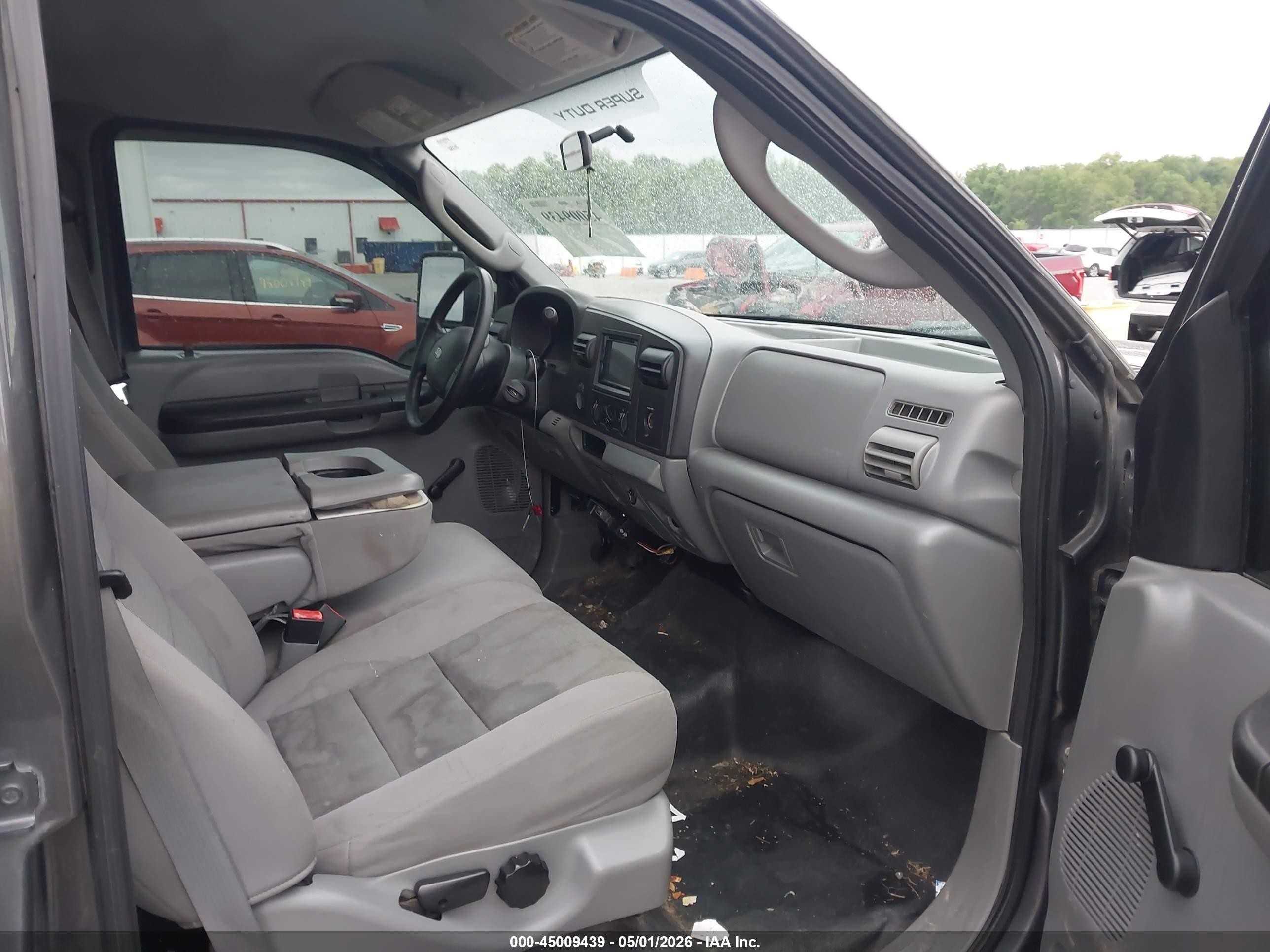 2005 Ford F-250 Lariat/xl/xlt Gray vin: 1FTSW21P35EC51572