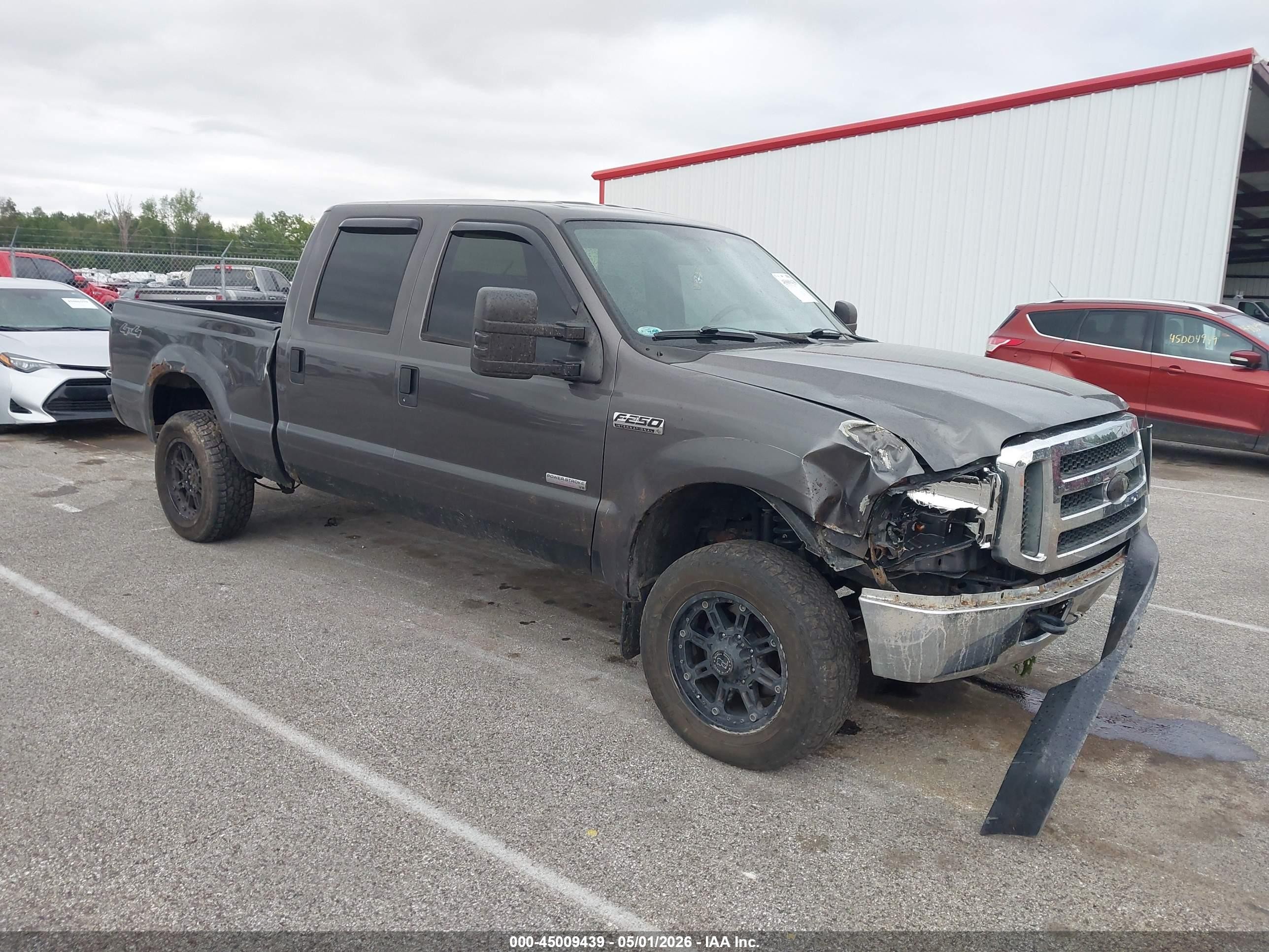 2005 Ford F-250 Lariat/xl/xlt Gray vin: 1FTSW21P35EC51572