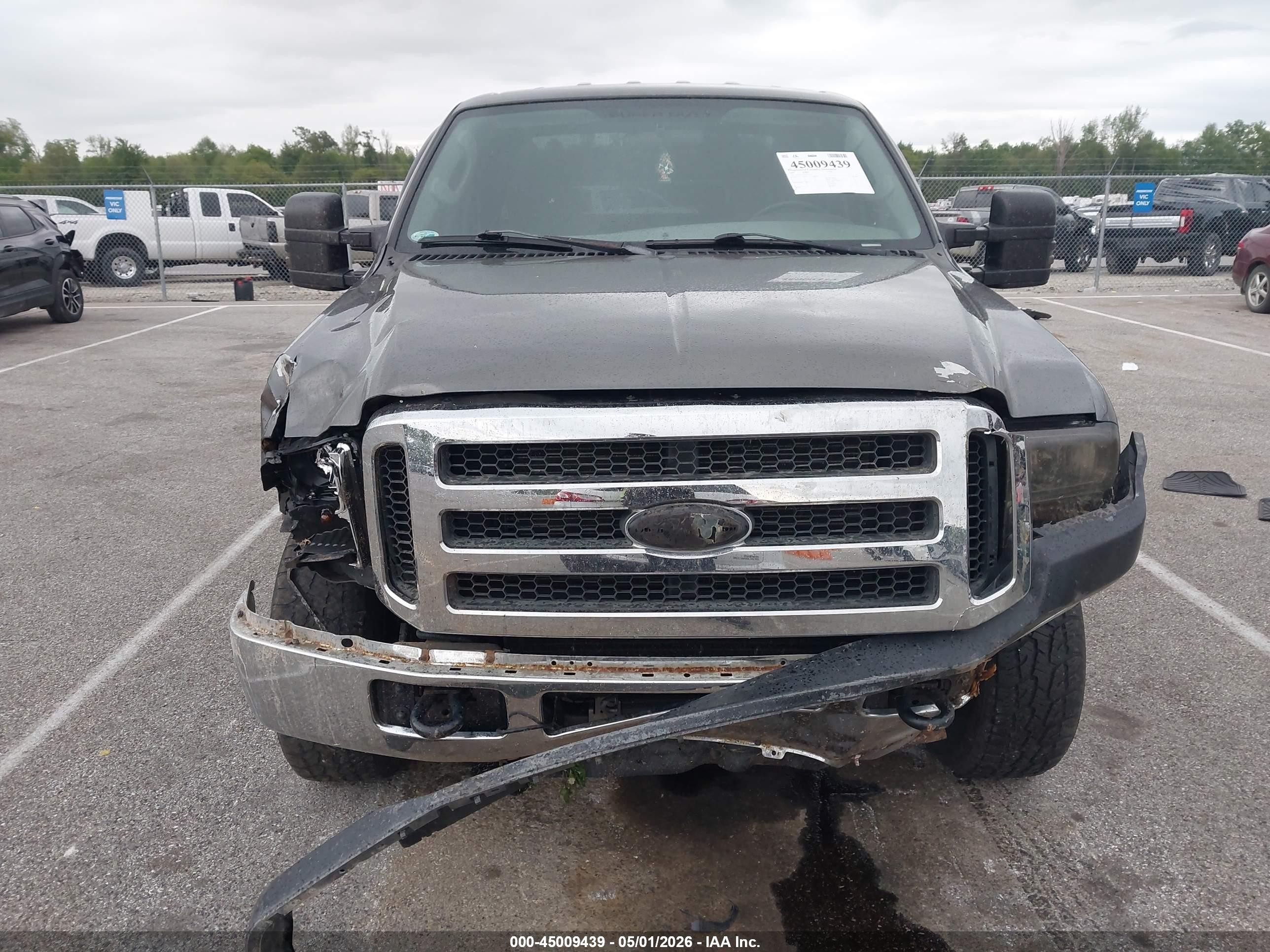 2005 Ford F-250 Lariat/xl/xlt Gray vin: 1FTSW21P35EC51572