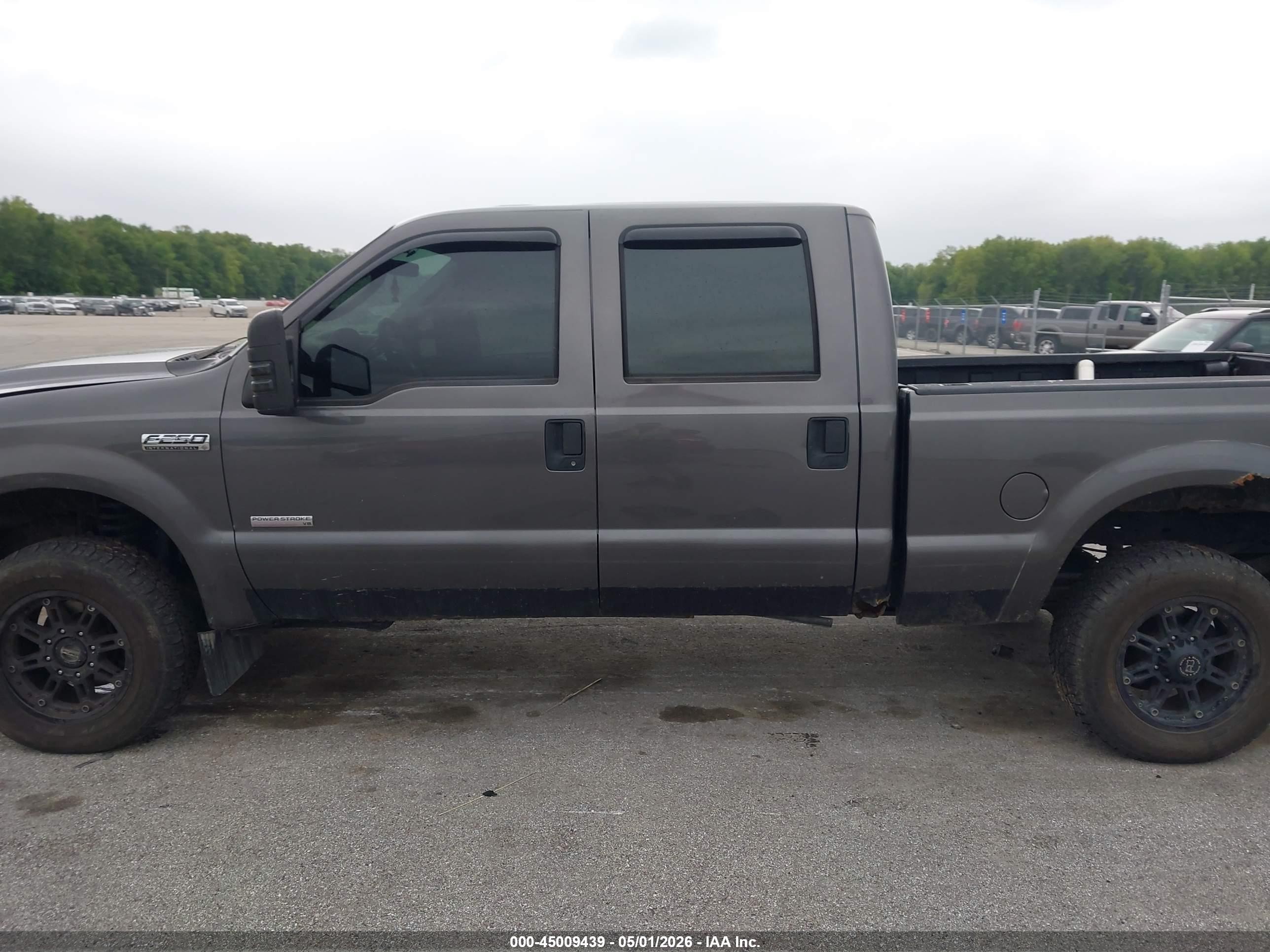 2005 Ford F-250 Lariat/xl/xlt Gray vin: 1FTSW21P35EC51572