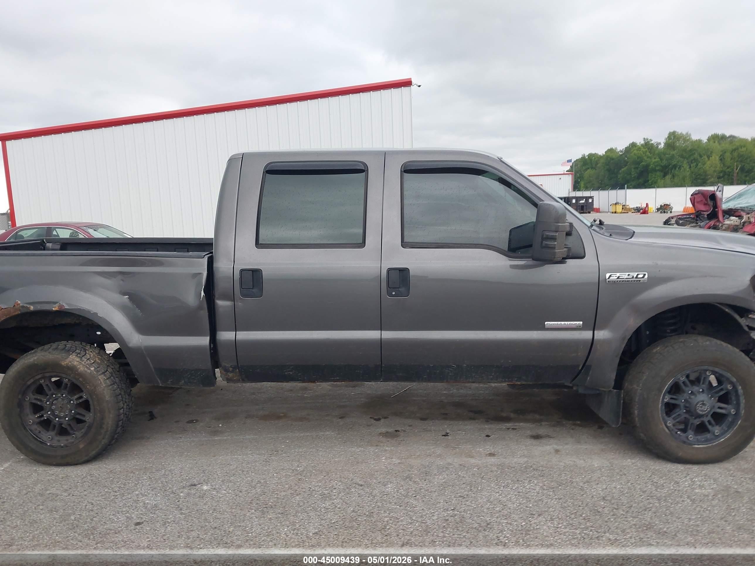 2005 Ford F-250 Lariat/xl/xlt Gray vin: 1FTSW21P35EC51572