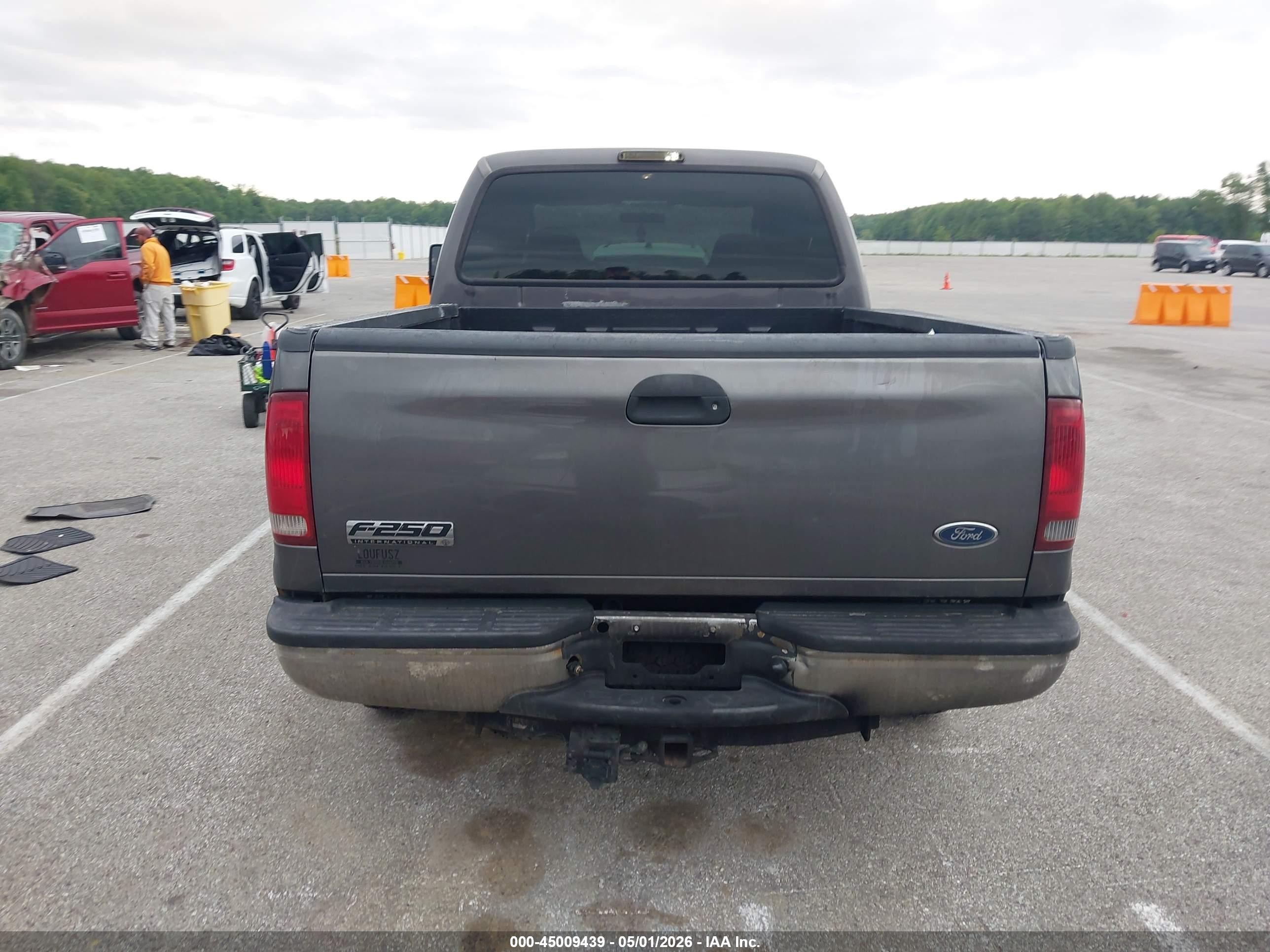 2005 Ford F-250 Lariat/xl/xlt Gray vin: 1FTSW21P35EC51572