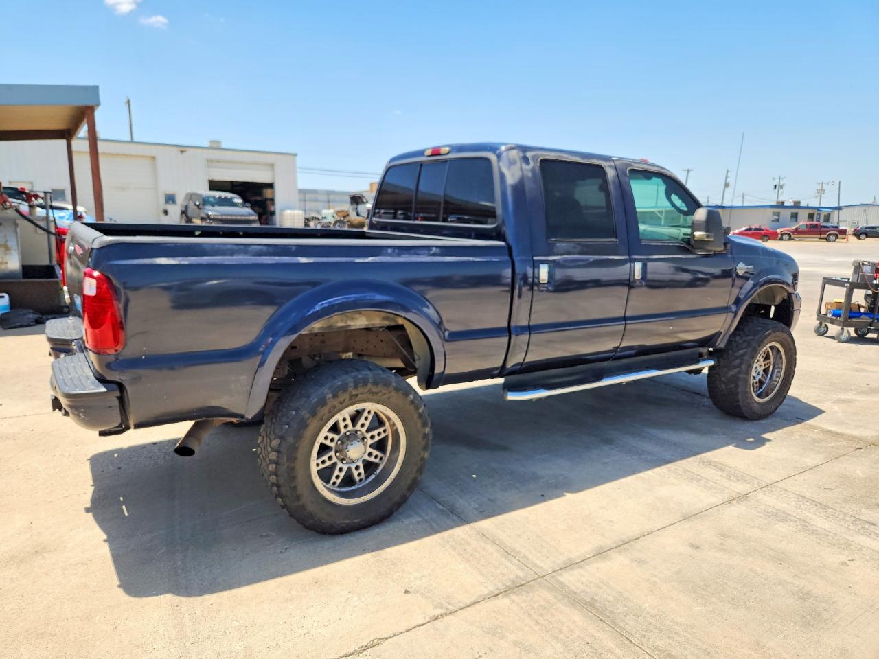 2005 Ford F250 Super Duty Blue vin: 1FTSW21P35EC81848