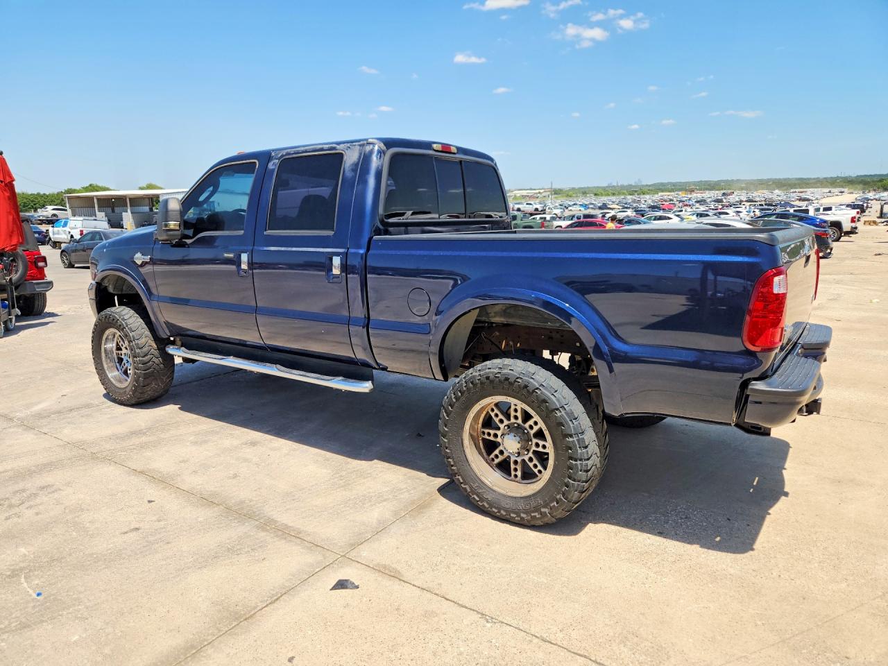 2005 Ford F250 Super Duty Blue vin: 1FTSW21P35EC81848
