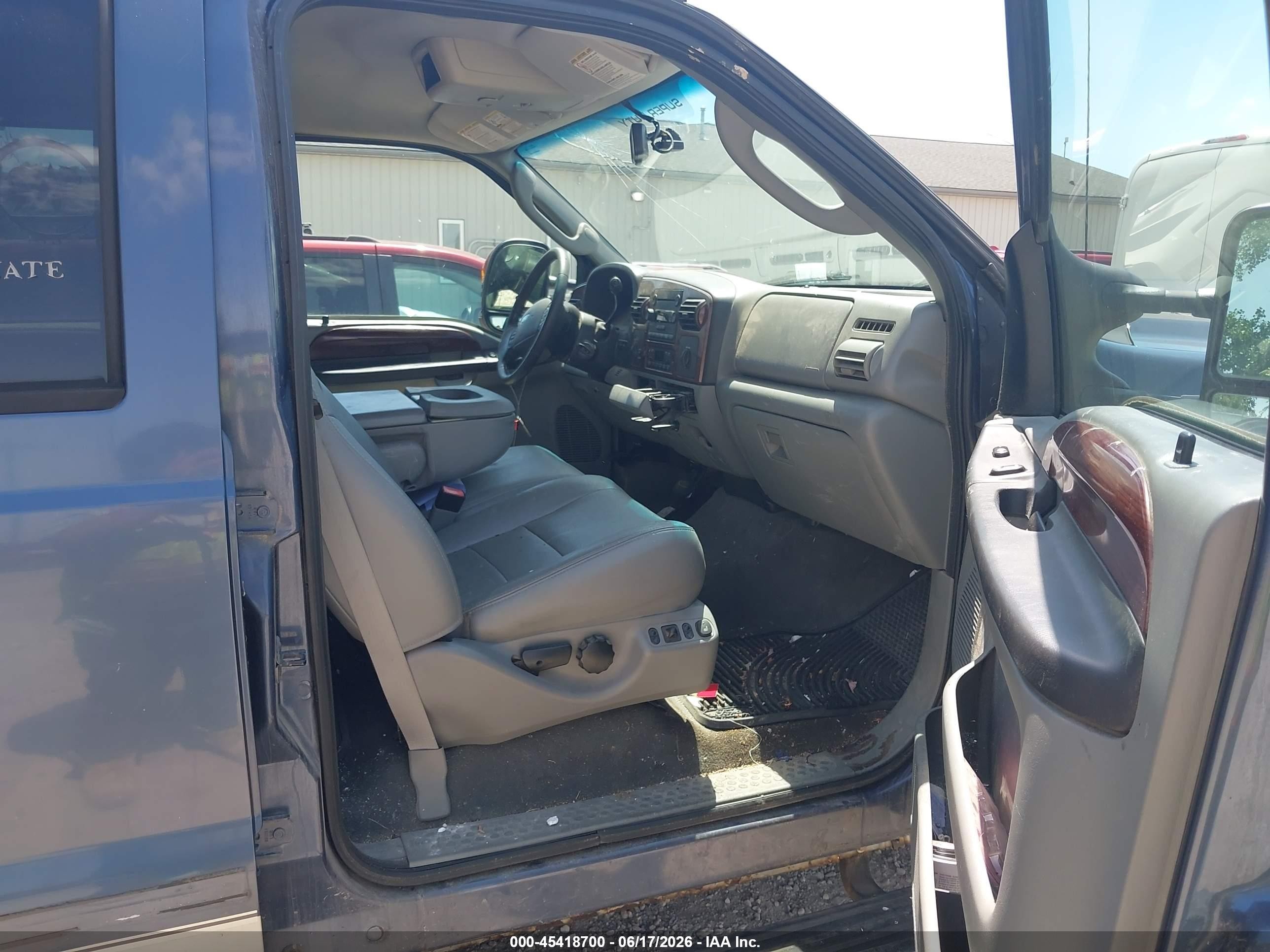 2006 Ford F-250 Lariat/xl/xlt Синий vin: 1FTSW21P36EA44875