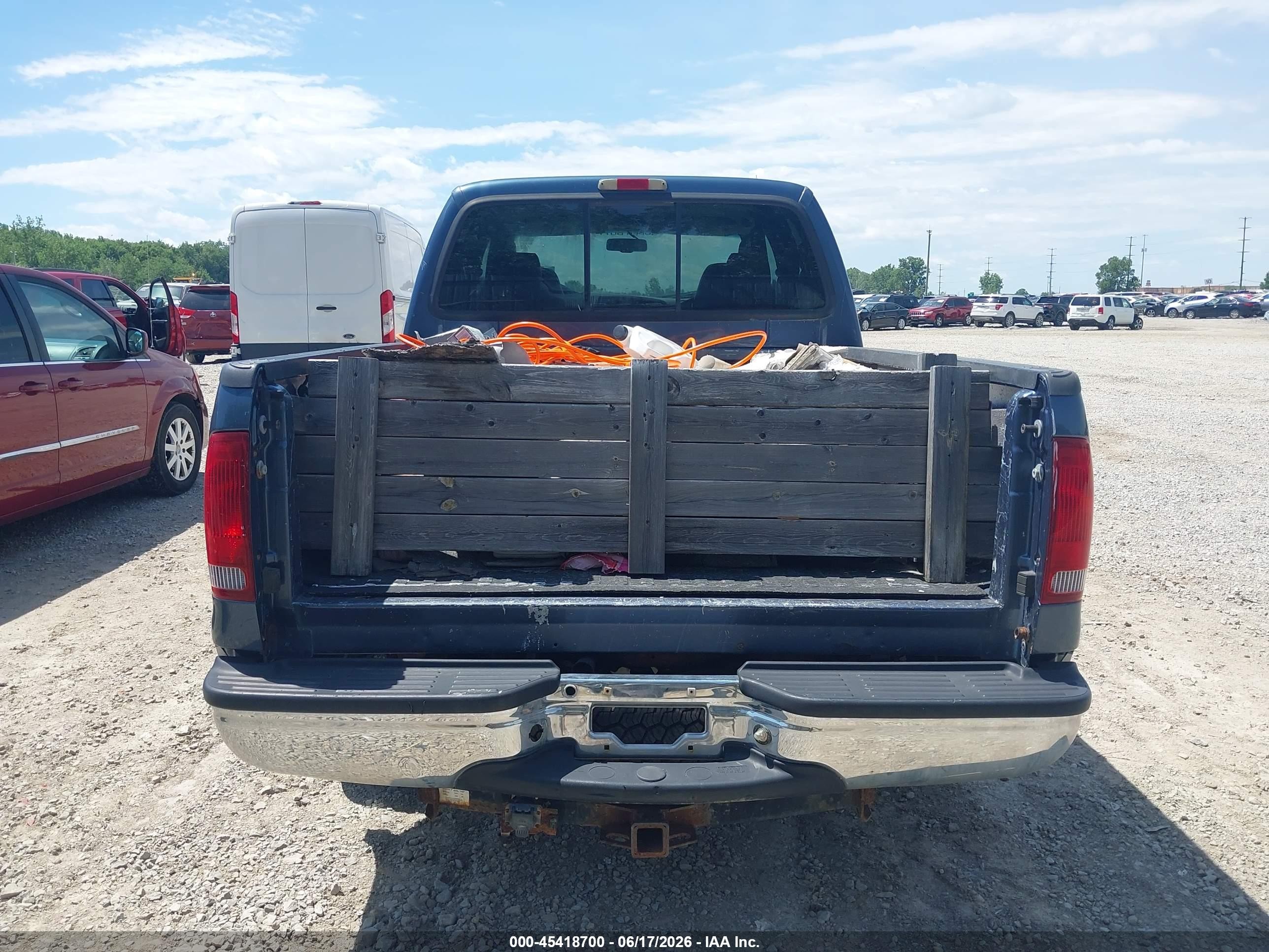 2006 Ford F-250 Lariat/xl/xlt Синий vin: 1FTSW21P36EA44875