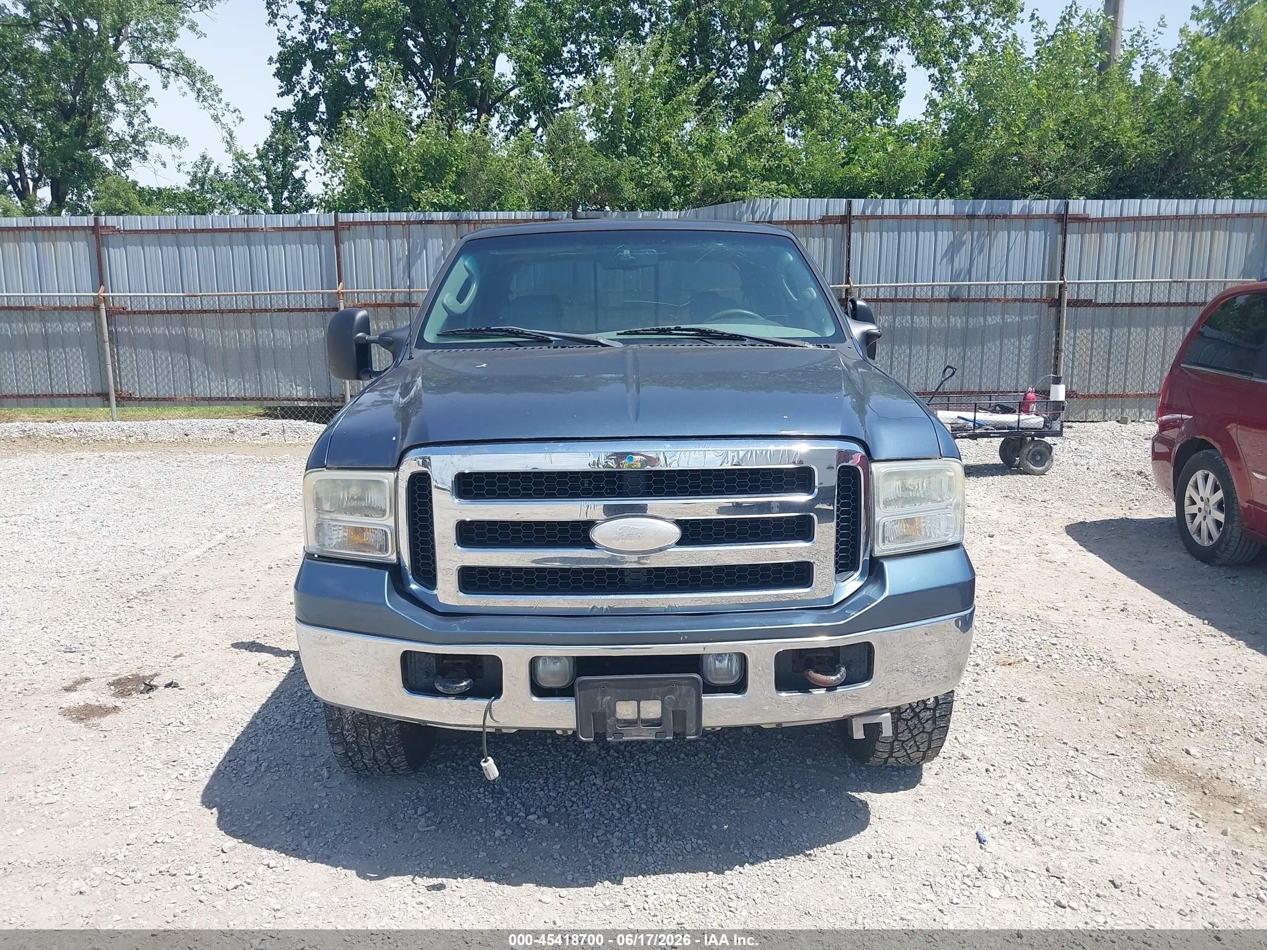 2006 Ford F-250 Lariat/xl/xlt Синий vin: 1FTSW21P36EA44875