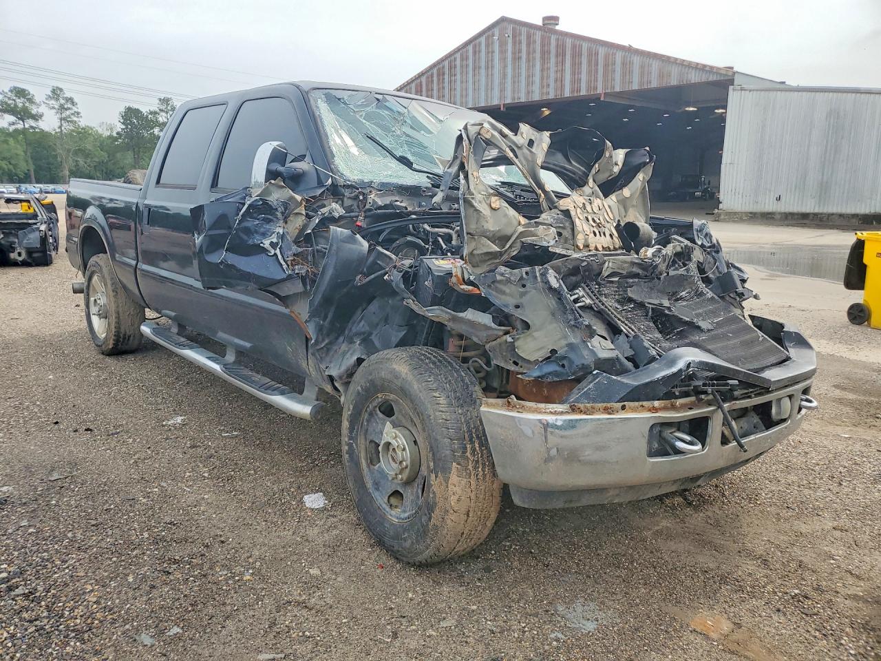 2007 Ford F250 Black vin: 1FTSW21P37EA27883