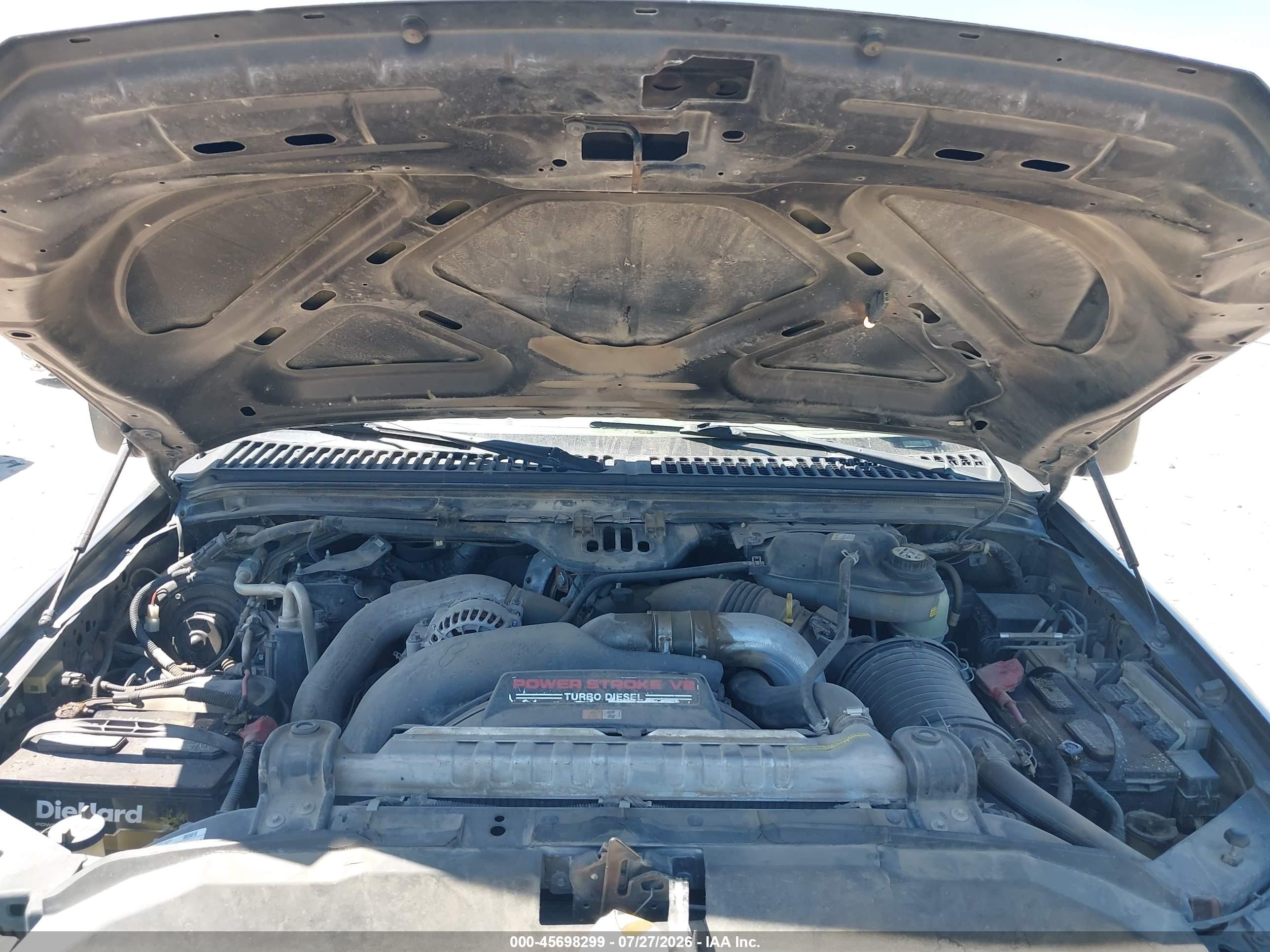 2007 Ford F-250 Lariat/xl/xlt Gray vin: 1FTSW21P37EB19429