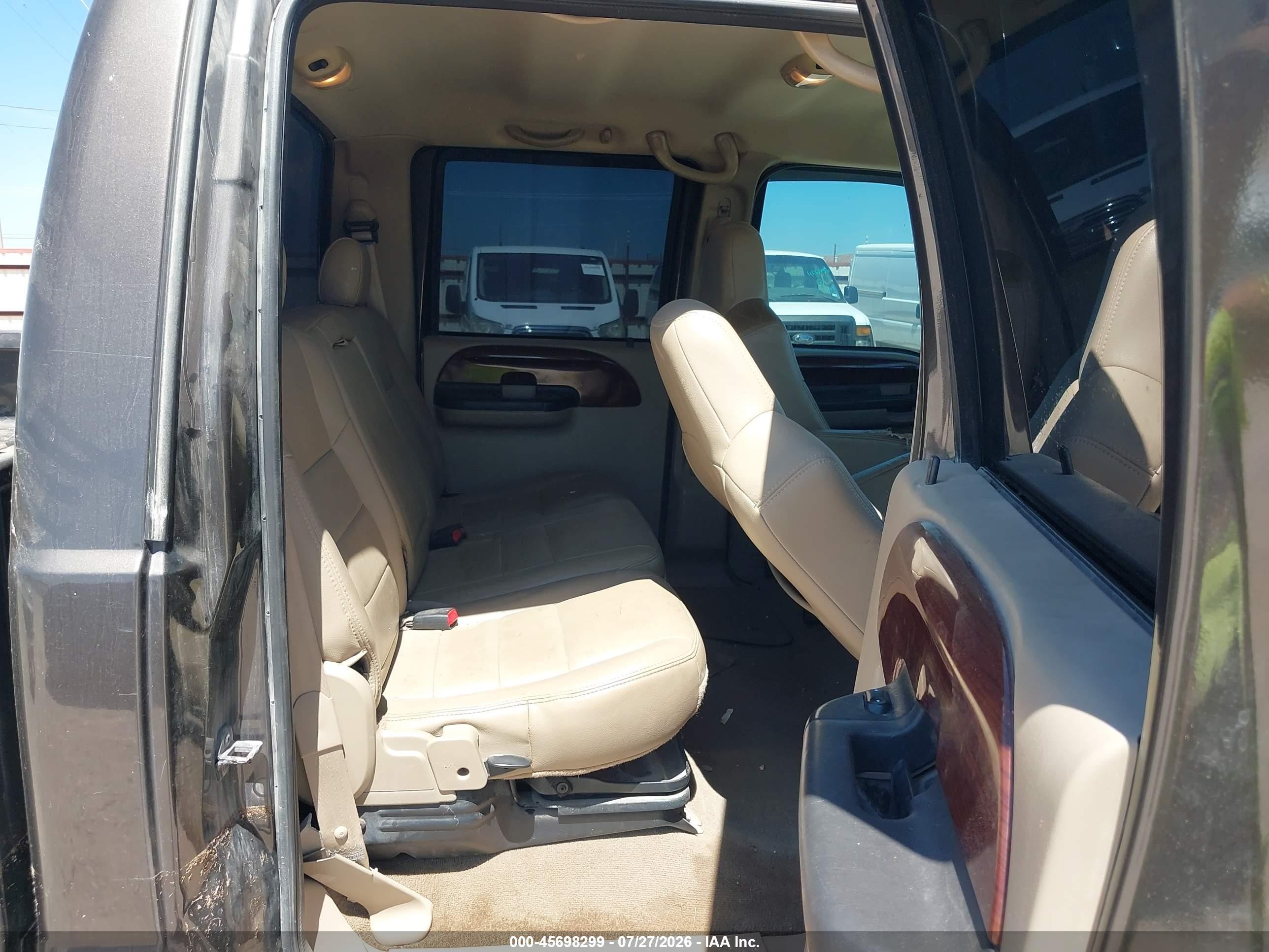 2007 Ford F-250 Lariat/xl/xlt Gray vin: 1FTSW21P37EB19429