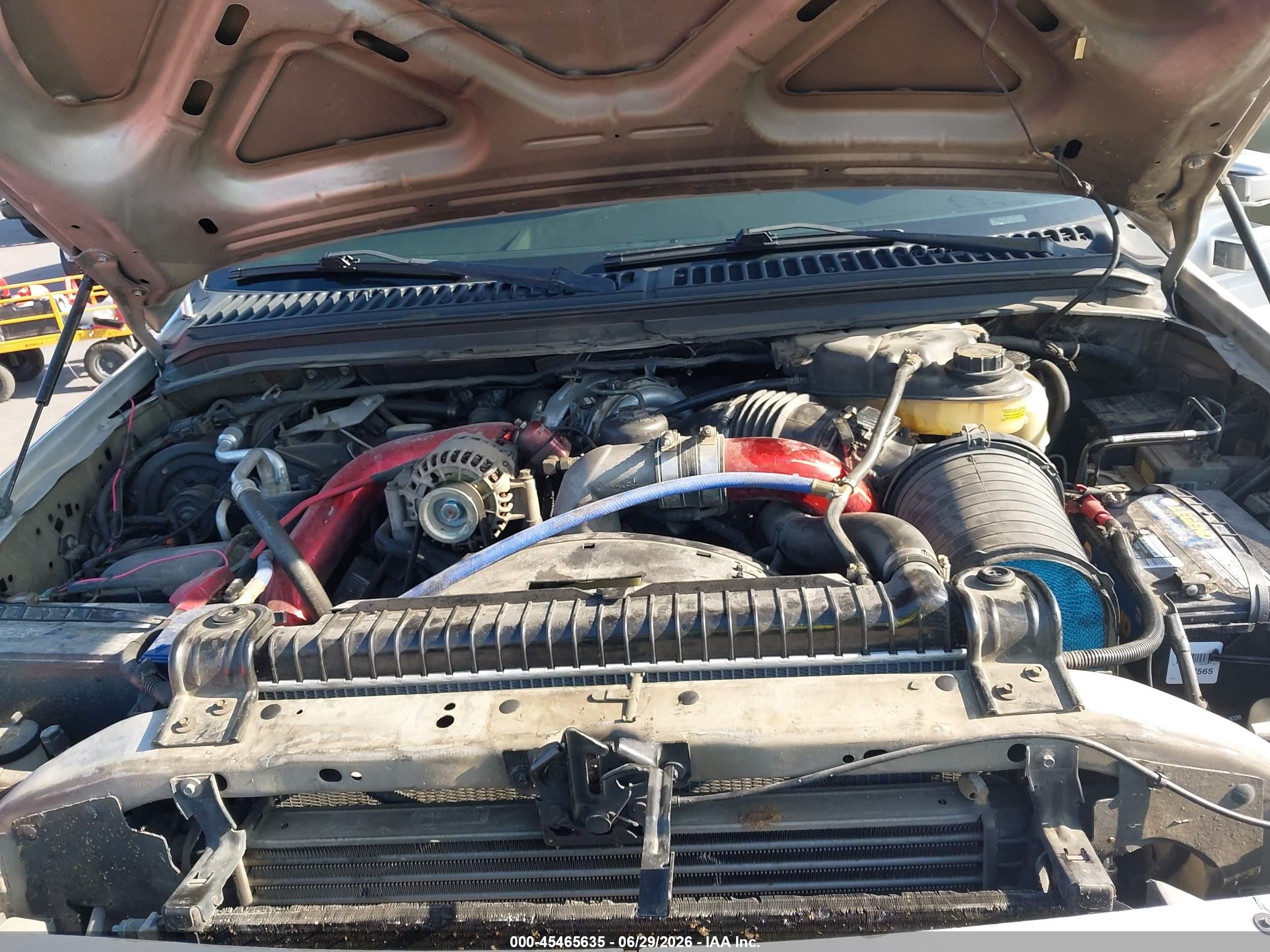 2005 Ford F-250 Lariat/xl/xlt Серебряный vin: 1FTSW21P45EA32846