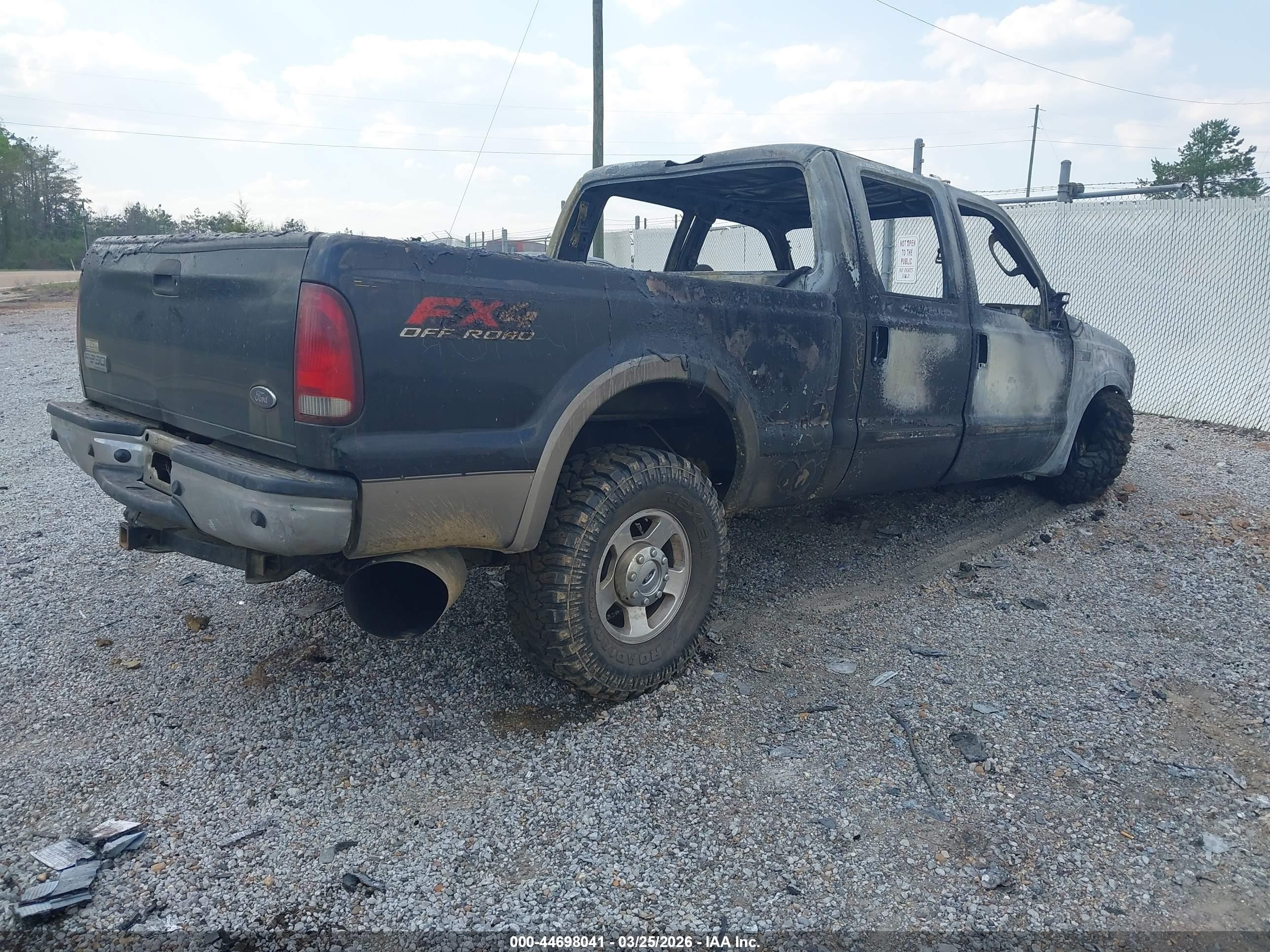 2005 Ford F-250 Lariat/xl/xlt Black vin: 1FTSW21P45EB43350