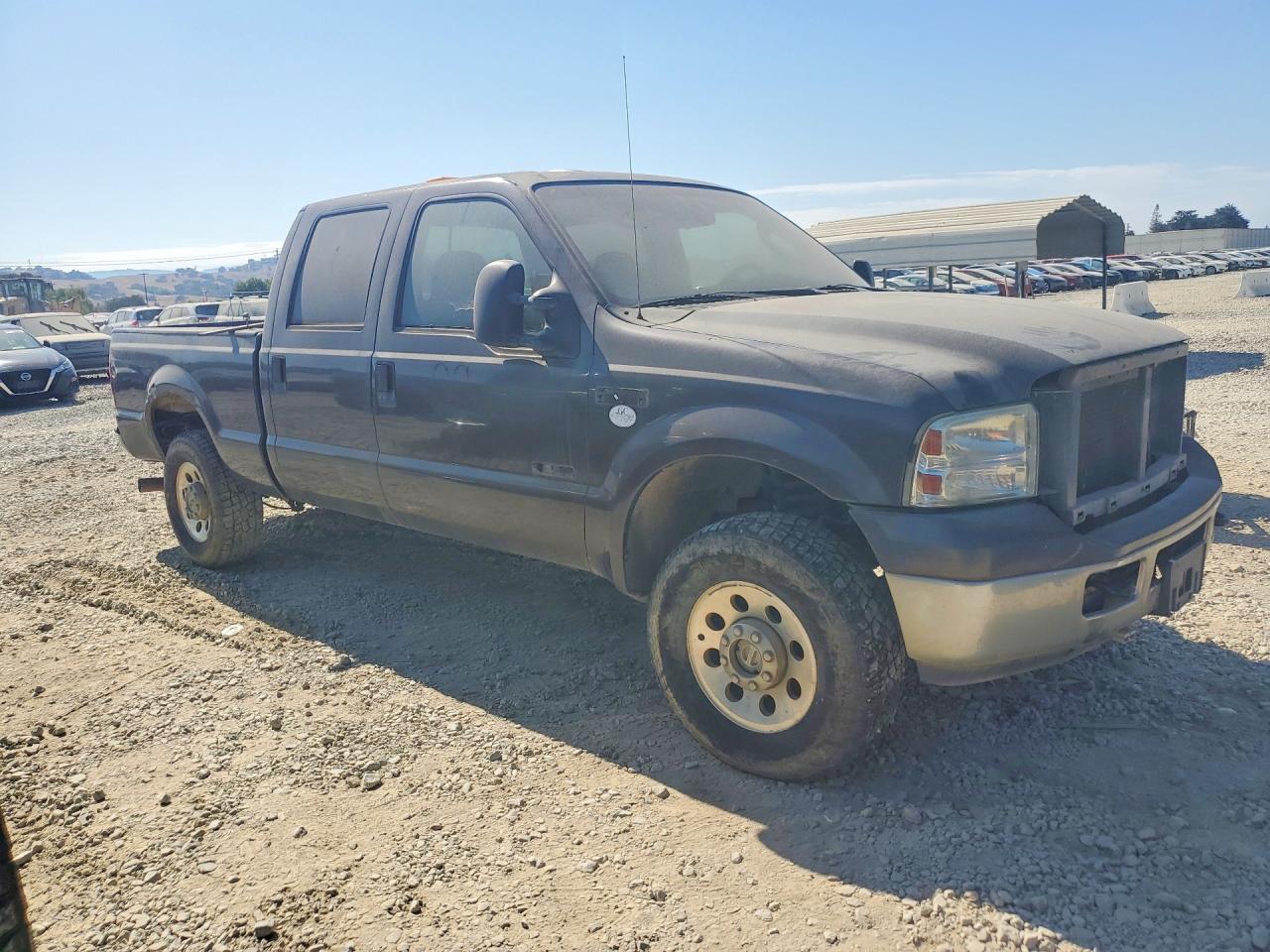 2005 Ford F250 Super Duty Gray vin: 1FTSW21P45EC61057