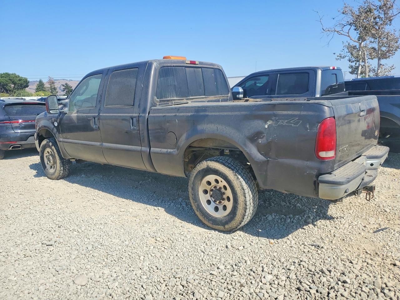 2005 Ford F250 Super Duty Gray vin: 1FTSW21P45EC61057