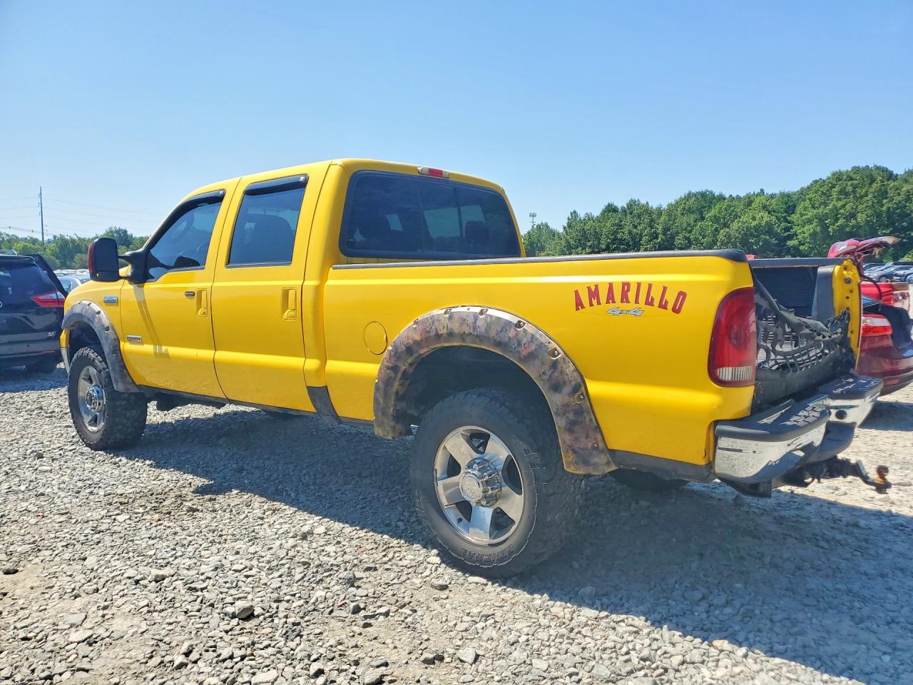 2007 Ford F-250 Super Duty Yellow vin: 1FTSW21P46EA06409