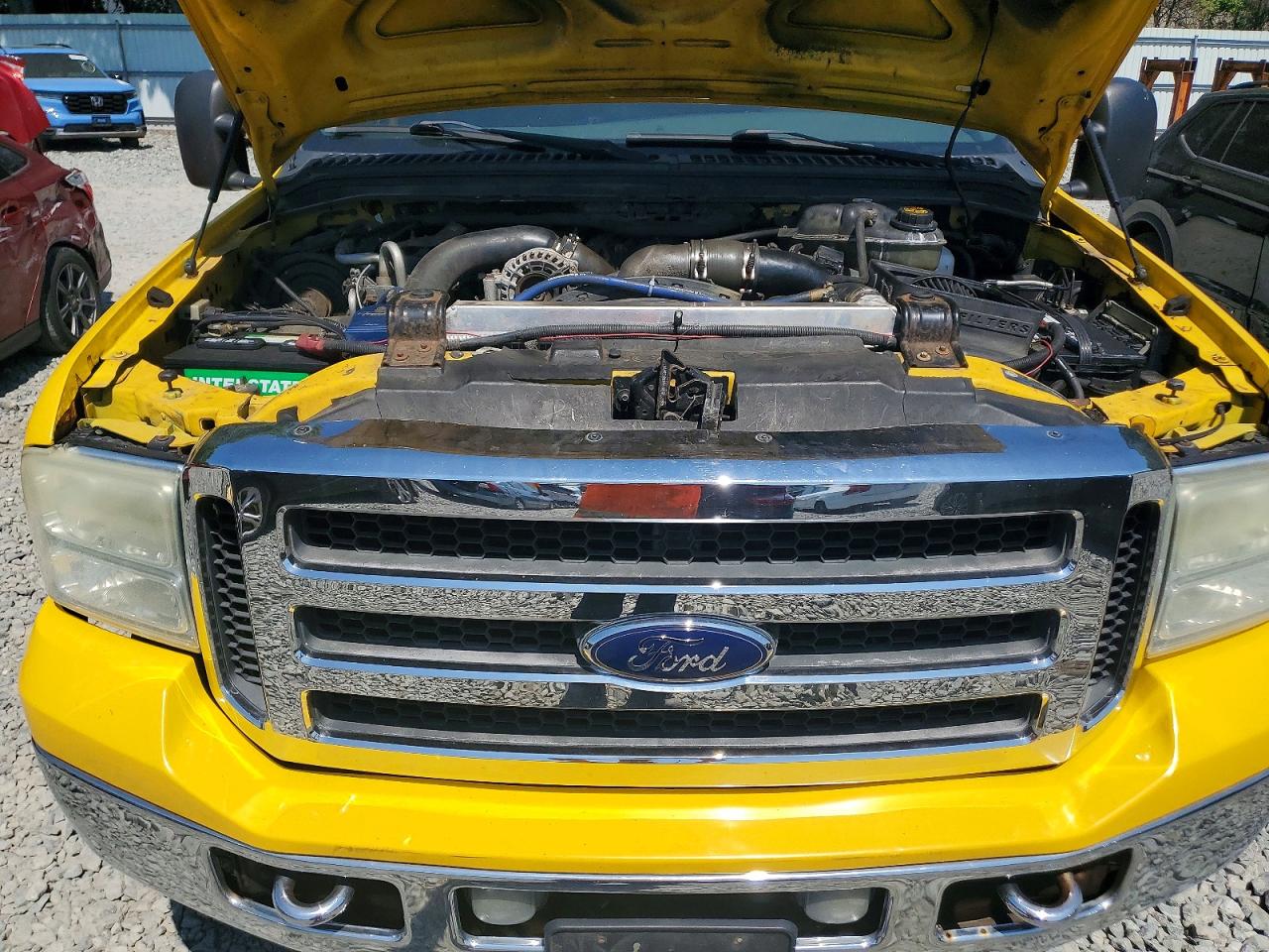 2007 Ford F-250 Super Duty Yellow vin: 1FTSW21P46EA06409