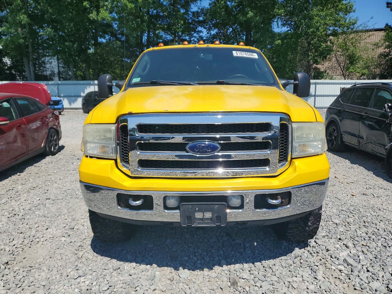 2007 Ford F-250 Super Duty Yellow vin: 1FTSW21P46EA06409