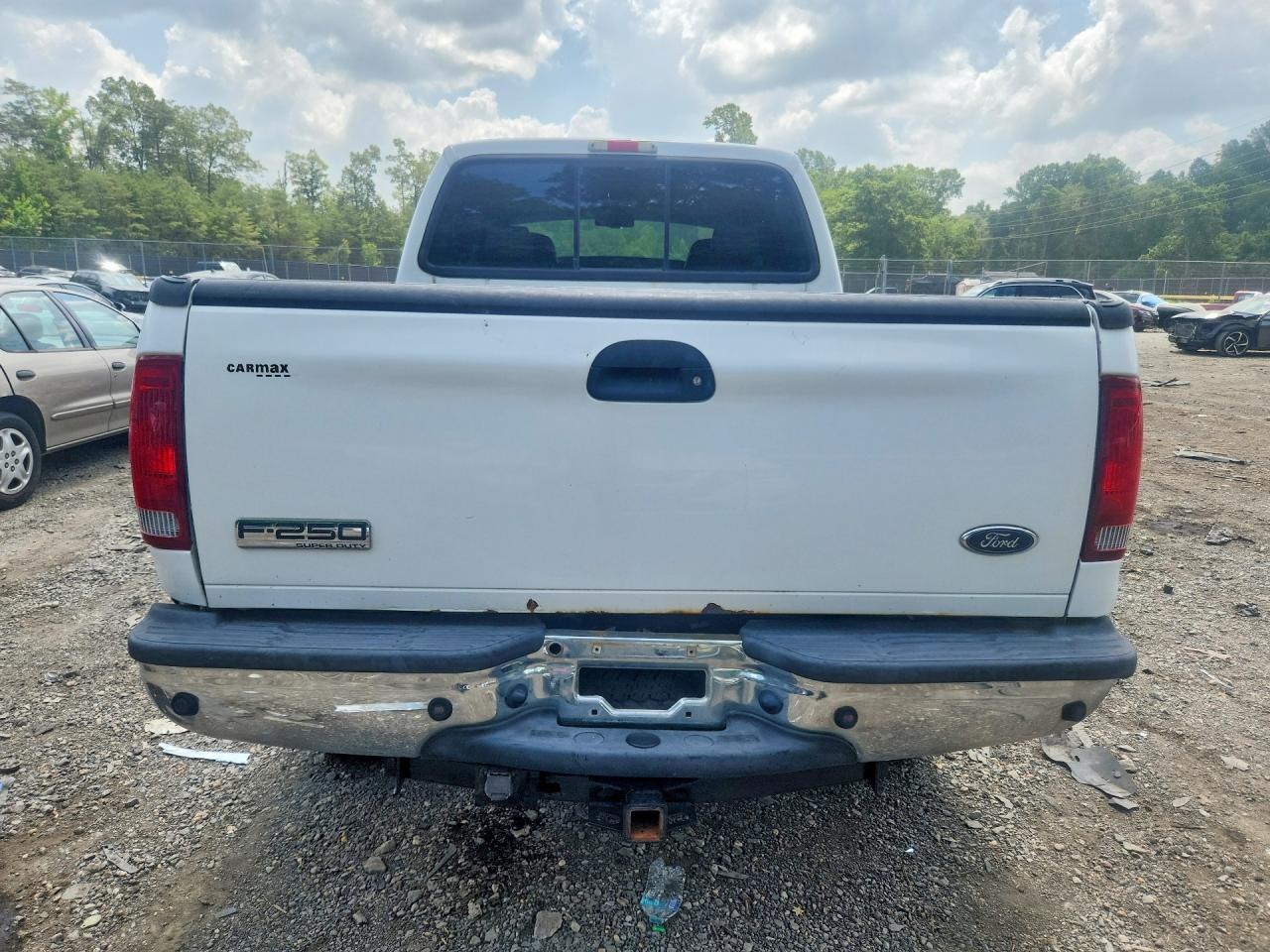2006 Ford F250 Super Duty White vin: 1FTSW21P46EB03562