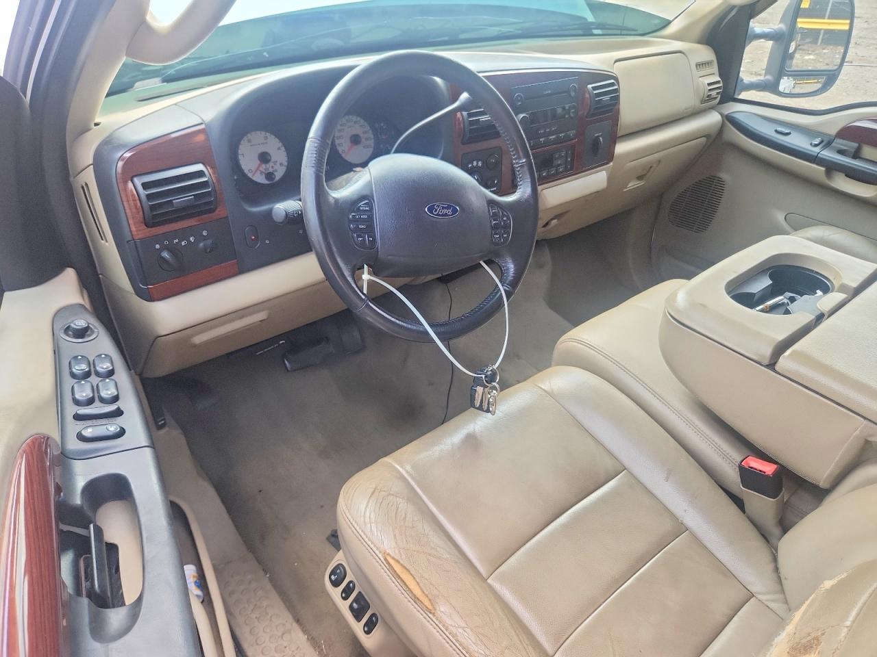 2006 Ford F250 Super Duty White vin: 1FTSW21P46EB03562