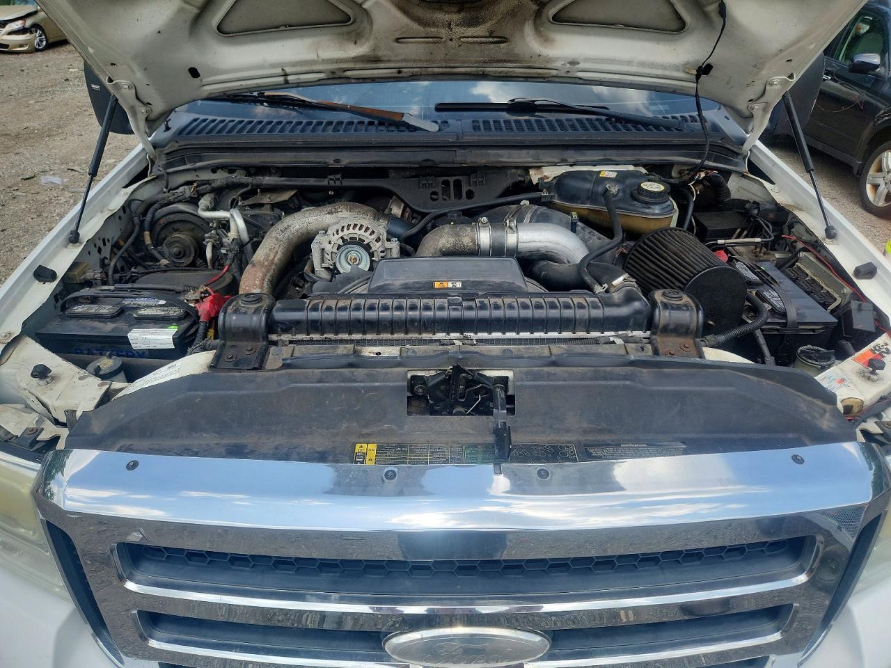 2006 Ford F250 Super Duty White vin: 1FTSW21P46EB03562