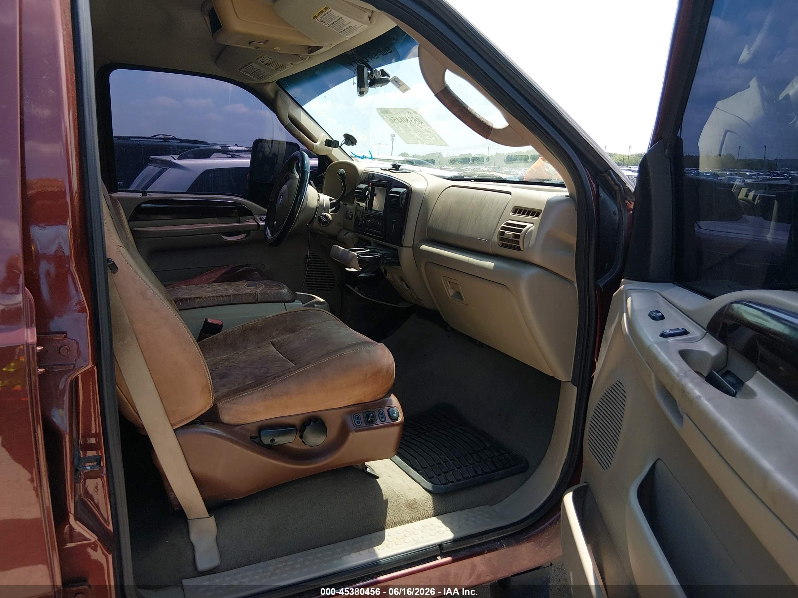 2006 Ford F-250 Lariat/xl/xlt Burgundy vin: 1FTSW21P46EC06710