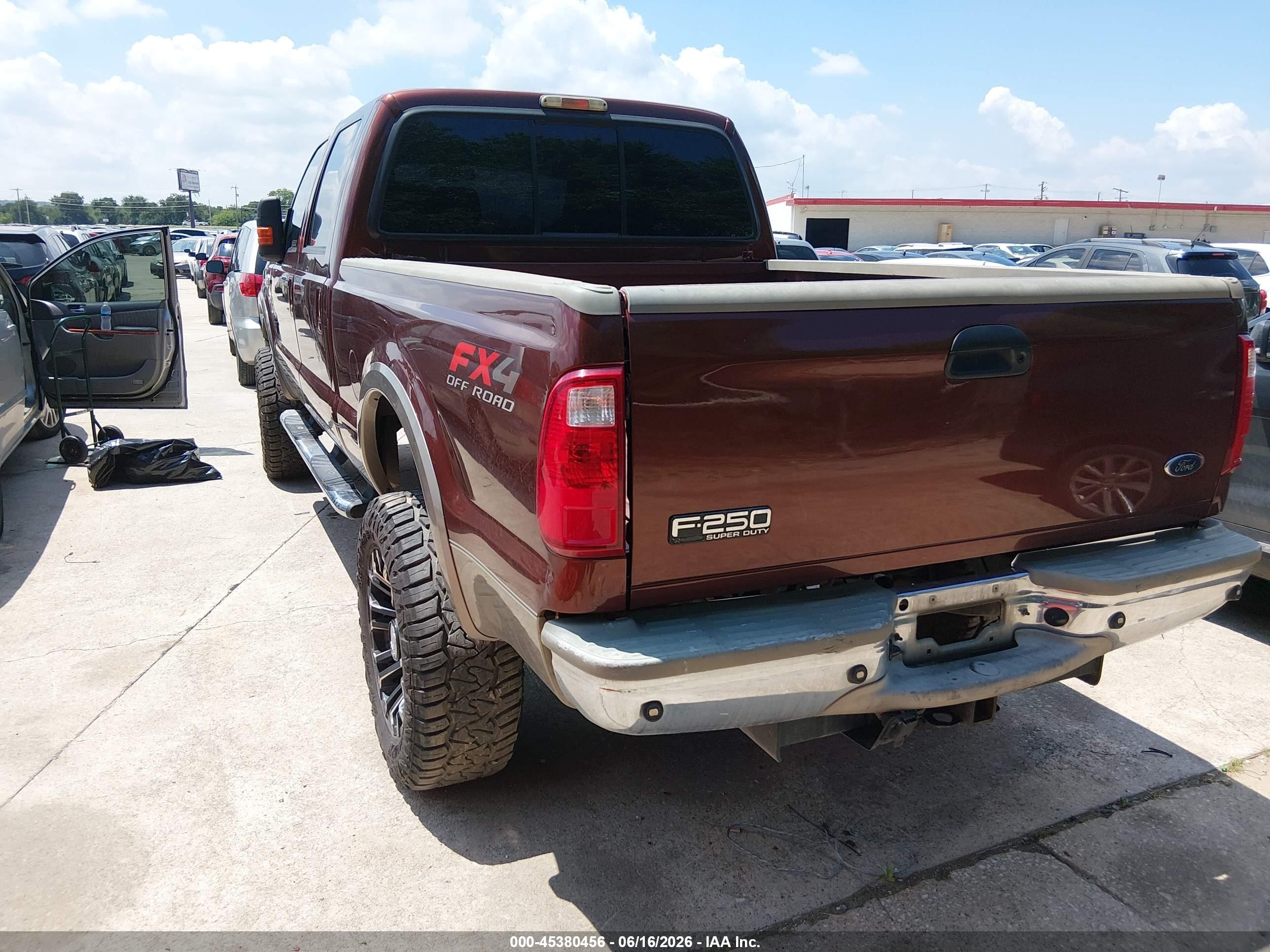 2006 Ford F-250 Lariat/xl/xlt Burgundy vin: 1FTSW21P46EC06710