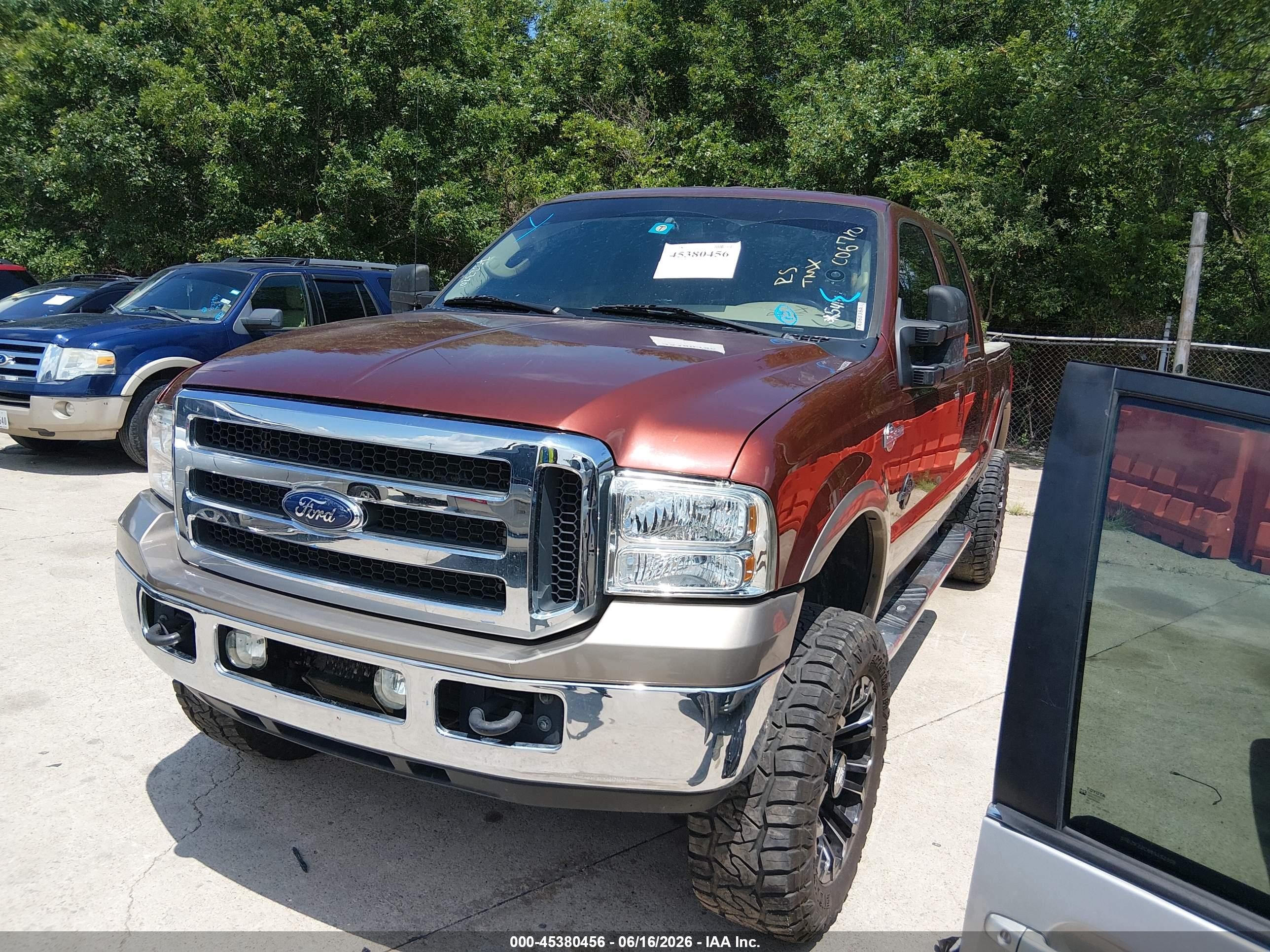 2006 Ford F-250 Lariat/xl/xlt Burgundy vin: 1FTSW21P46EC06710