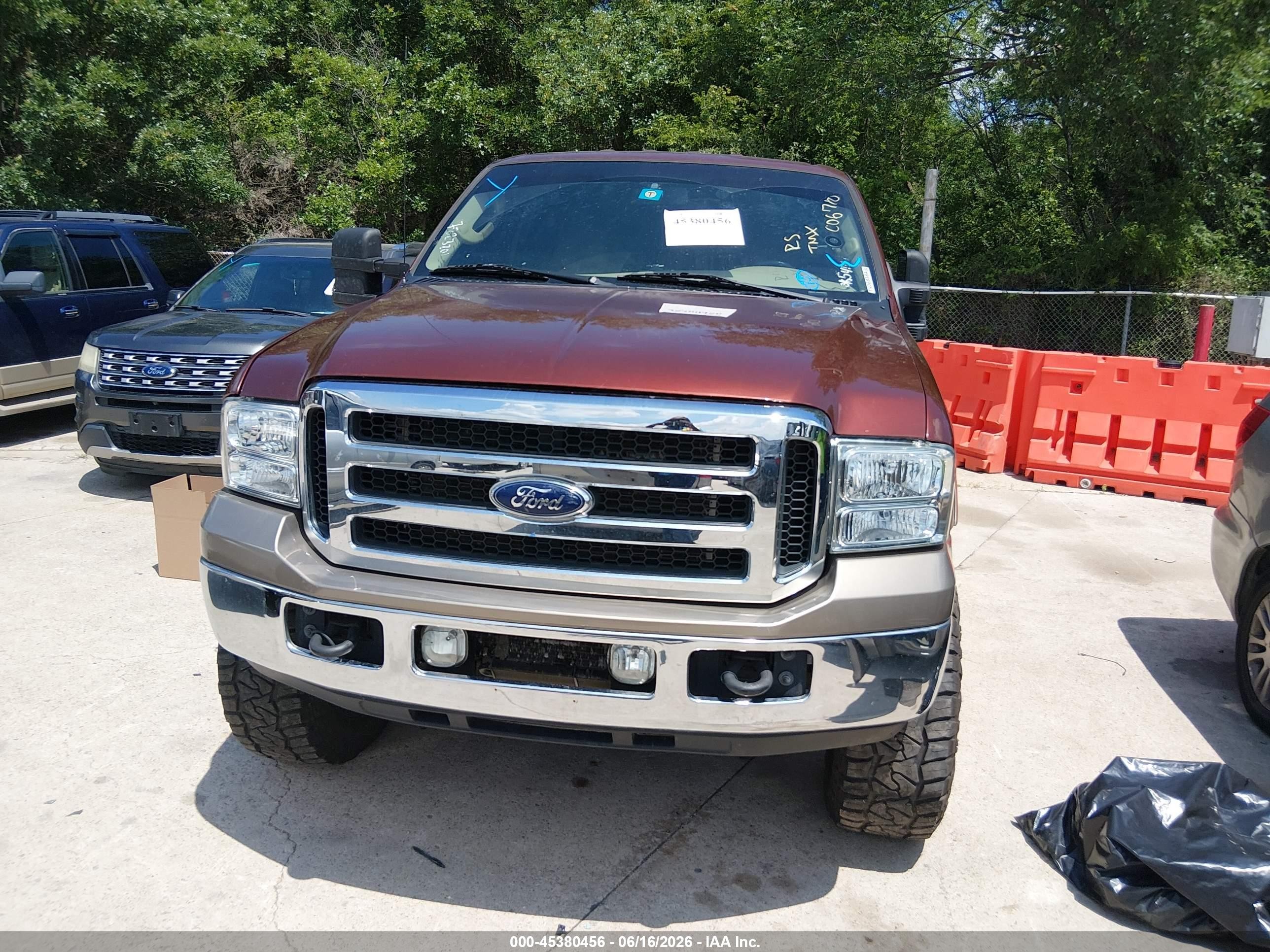 2006 Ford F-250 Lariat/xl/xlt Burgundy vin: 1FTSW21P46EC06710