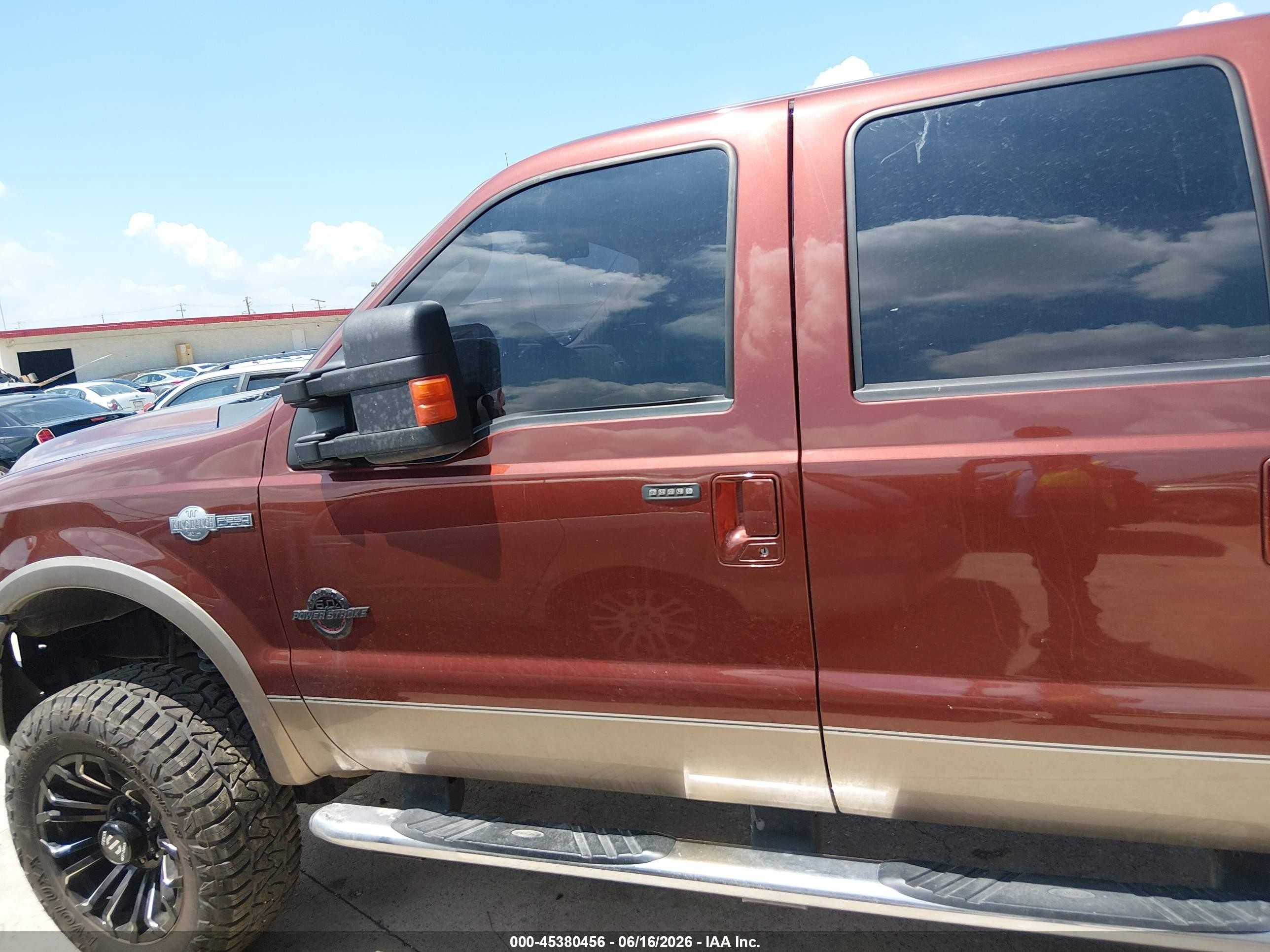 2006 Ford F-250 Lariat/xl/xlt Burgundy vin: 1FTSW21P46EC06710