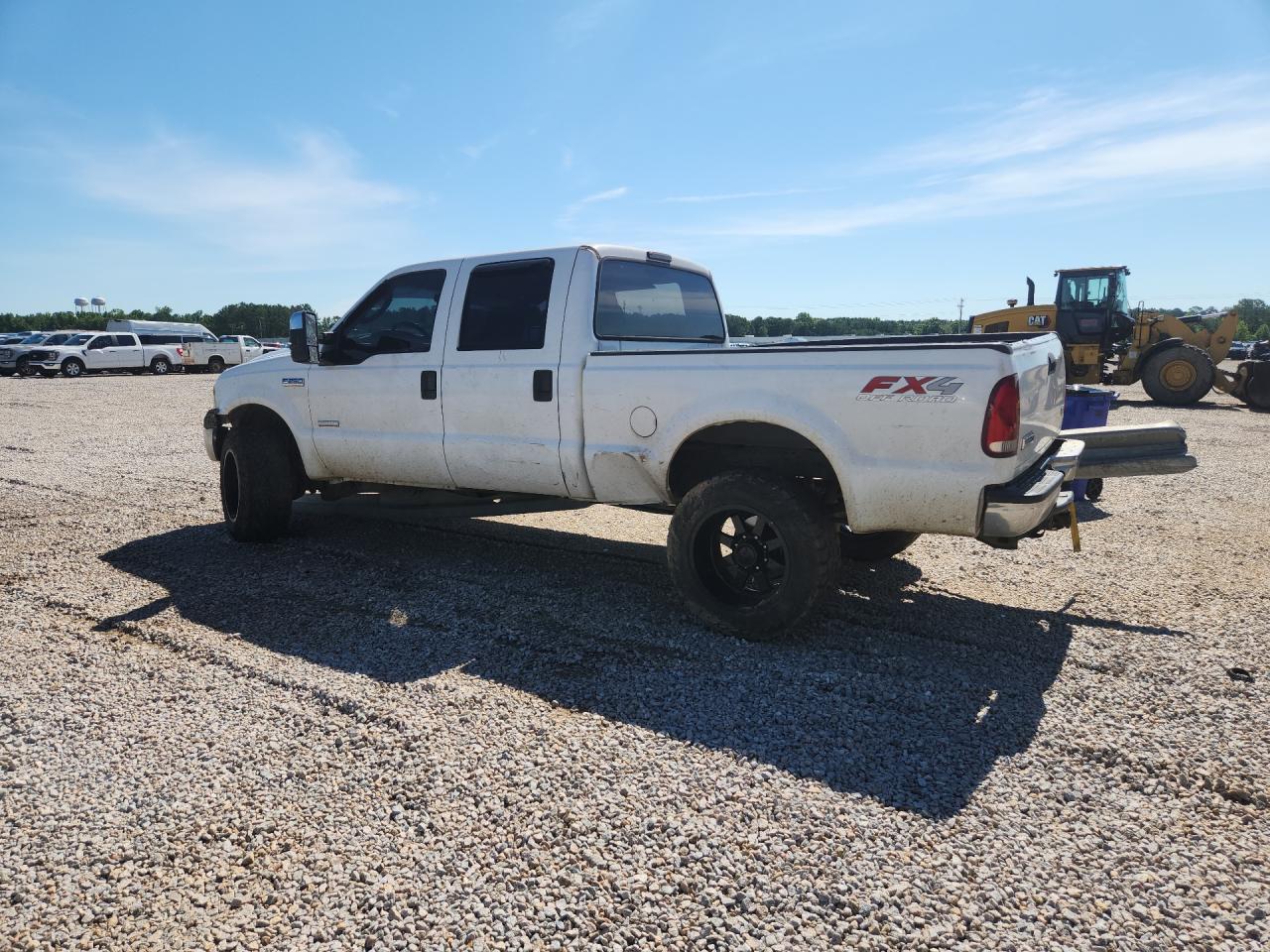 2006 Ford F250 Super Duty White vin: 1FTSW21P46ED12705