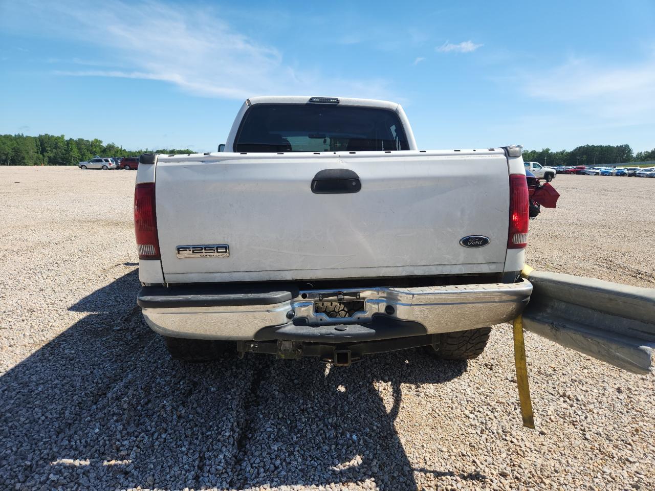2006 Ford F250 Super Duty White vin: 1FTSW21P46ED12705