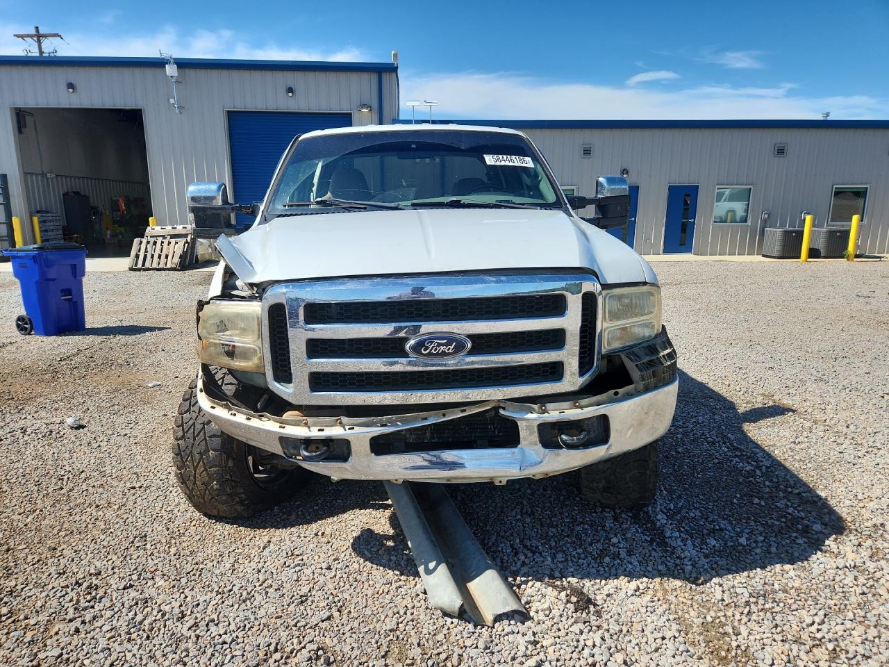 2006 Ford F250 Super Duty White vin: 1FTSW21P46ED12705