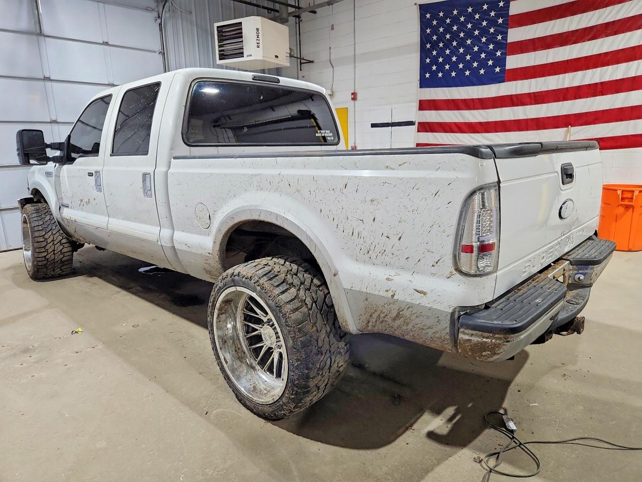2007 Ford F250 Super Duty White vin: 1FTSW21P47EA99790