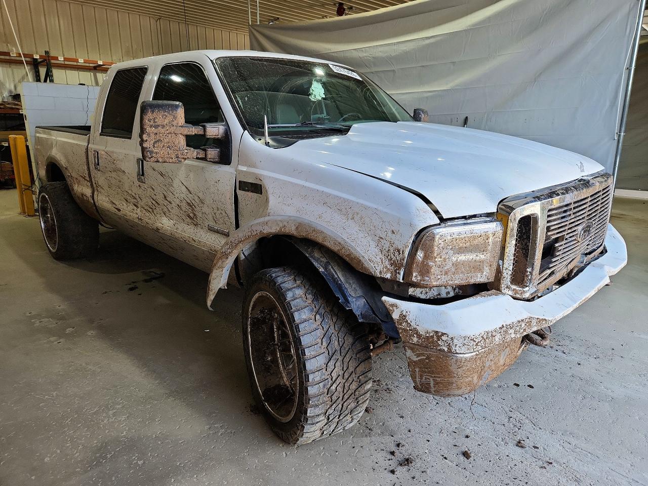 2007 Ford F250 Super Duty White vin: 1FTSW21P47EA99790