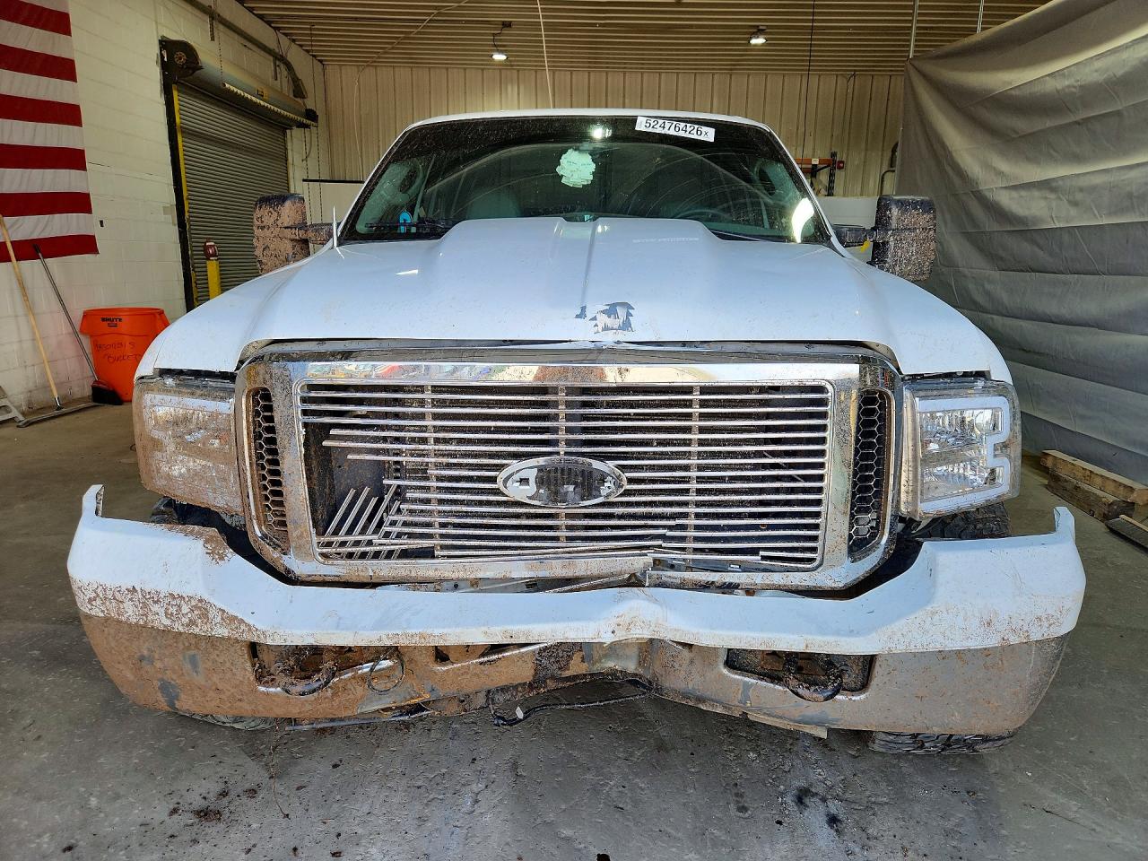 2007 Ford F250 Super Duty White vin: 1FTSW21P47EA99790