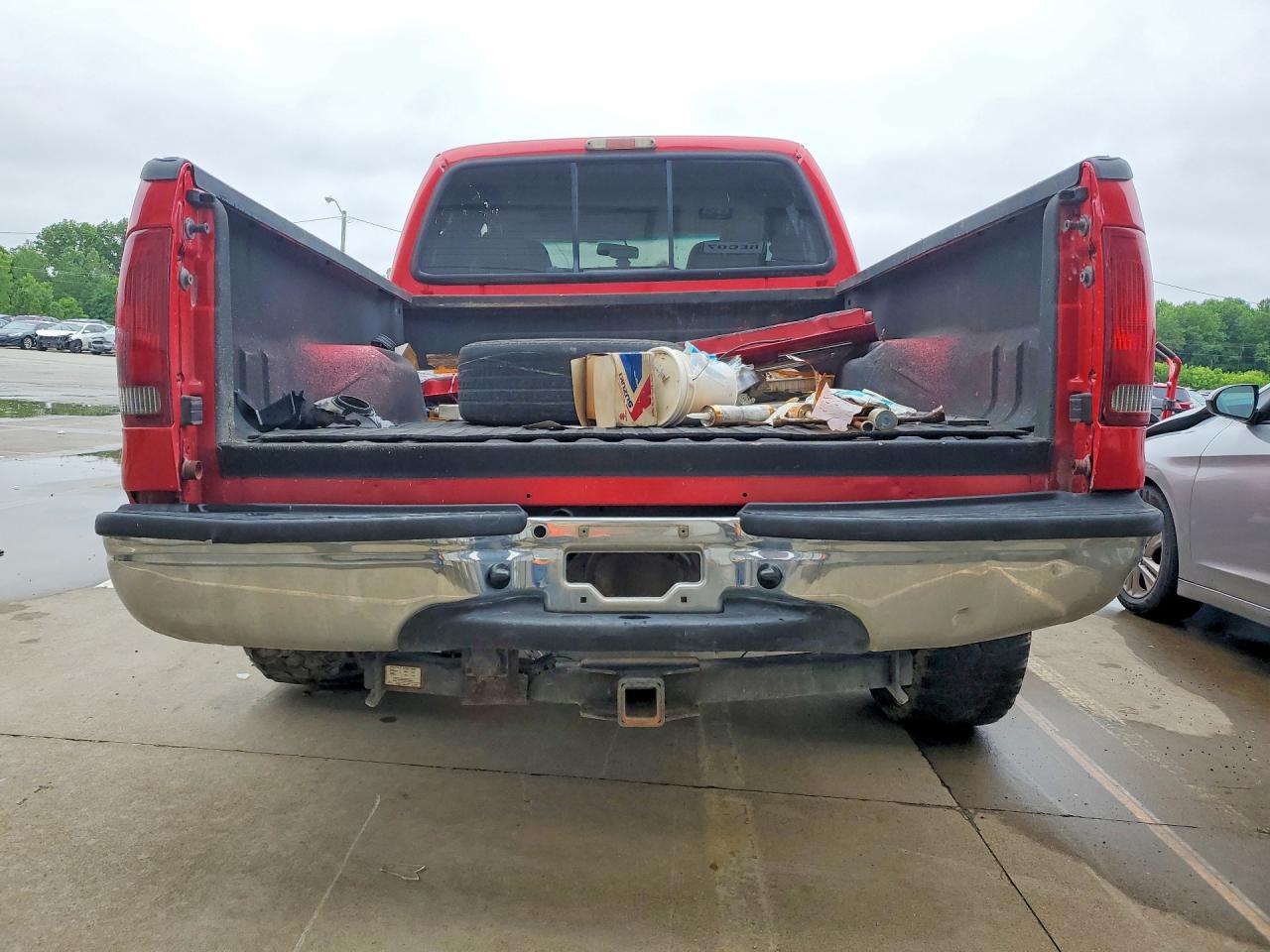 2007 Ford F250 Super Duty Red vin: 1FTSW21P47EB29371