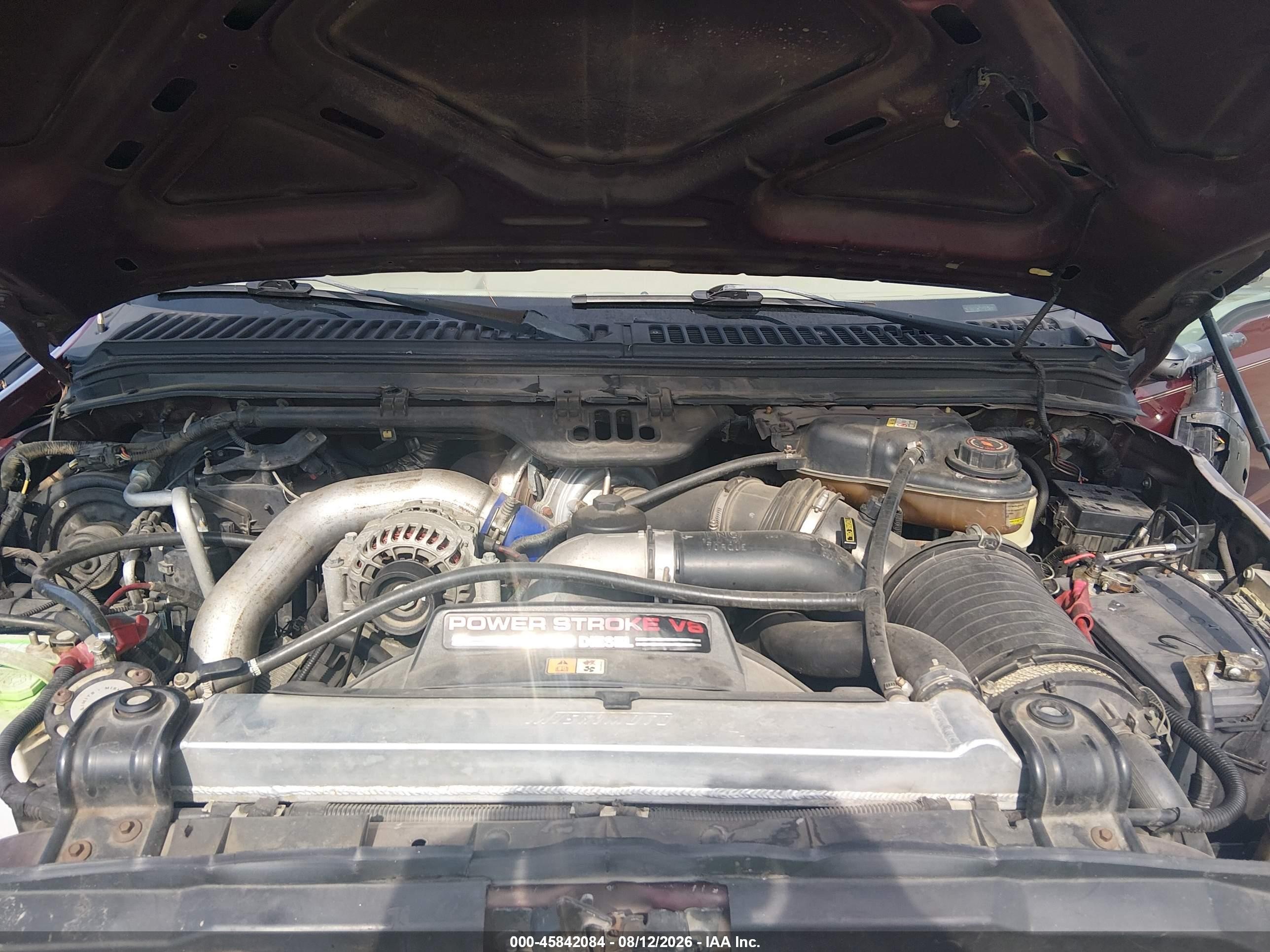 2005 Ford F-250 Lariat/xl/xlt Бордовый vin: 1FTSW21P55EC17908
