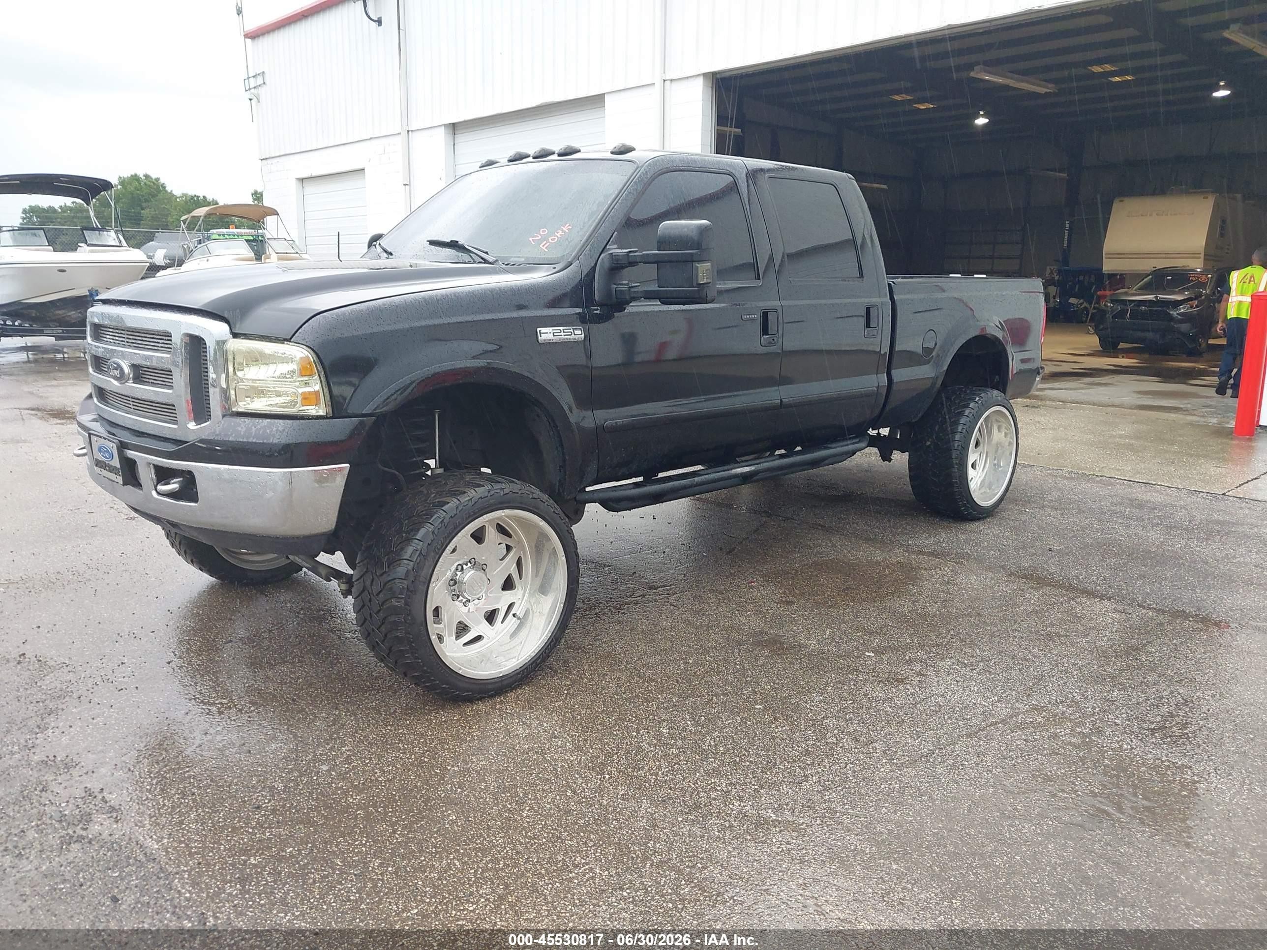 2005 Ford F-250 Lariat/xl/xlt Black vin: 1FTSW21P55EC41769