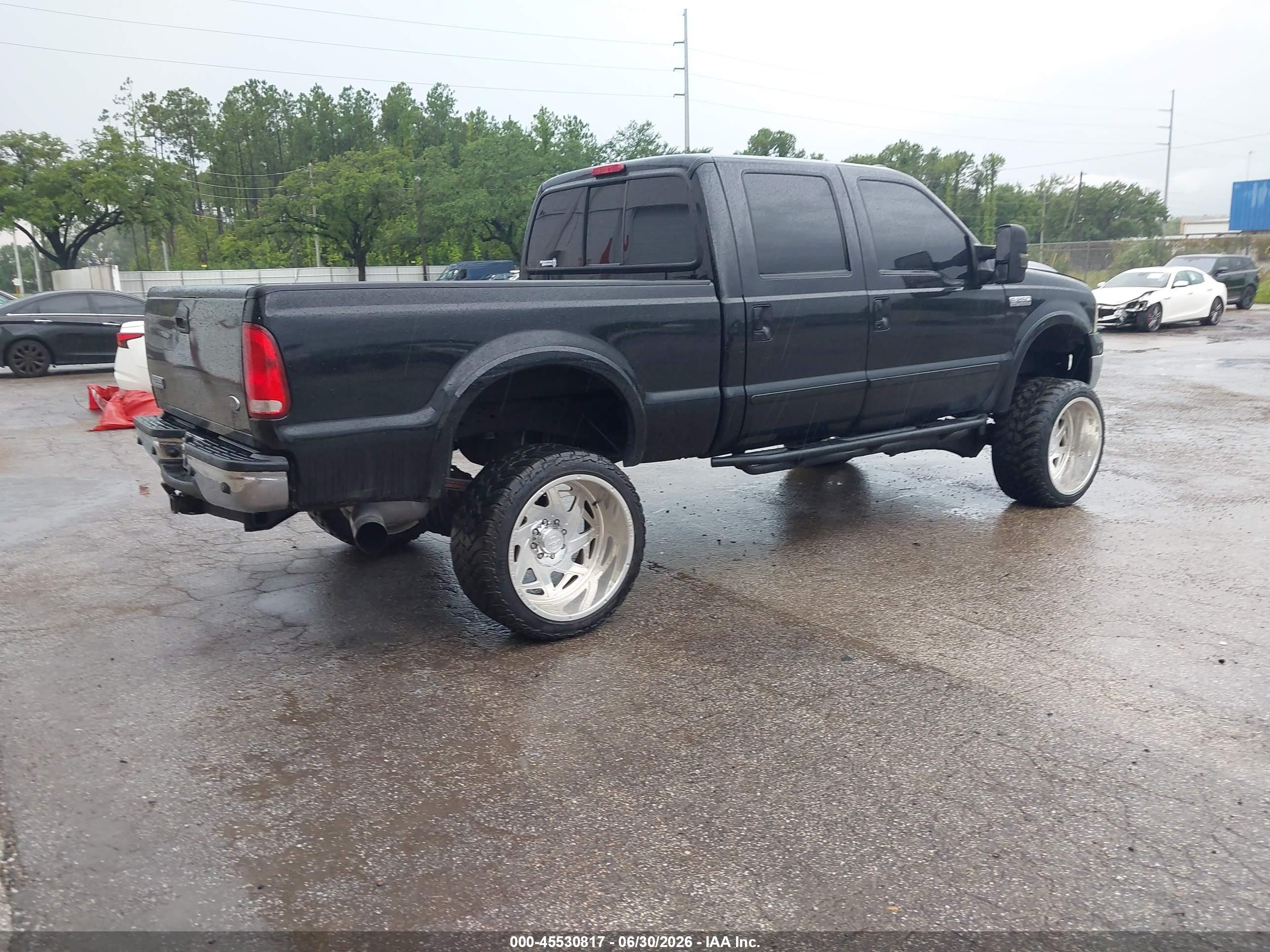 2005 Ford F-250 Lariat/xl/xlt Black vin: 1FTSW21P55EC41769