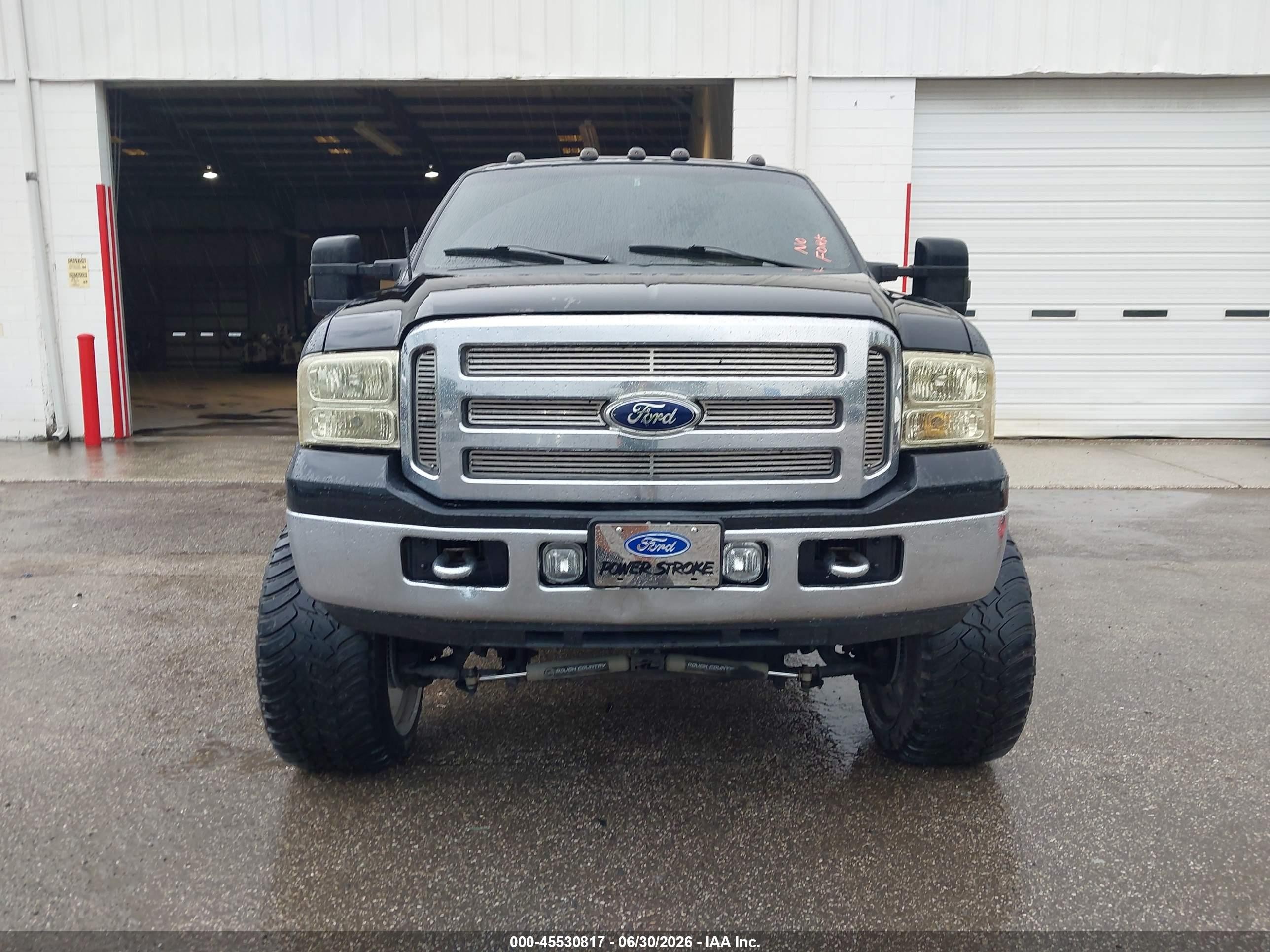 2005 Ford F-250 Lariat/xl/xlt Black vin: 1FTSW21P55EC41769
