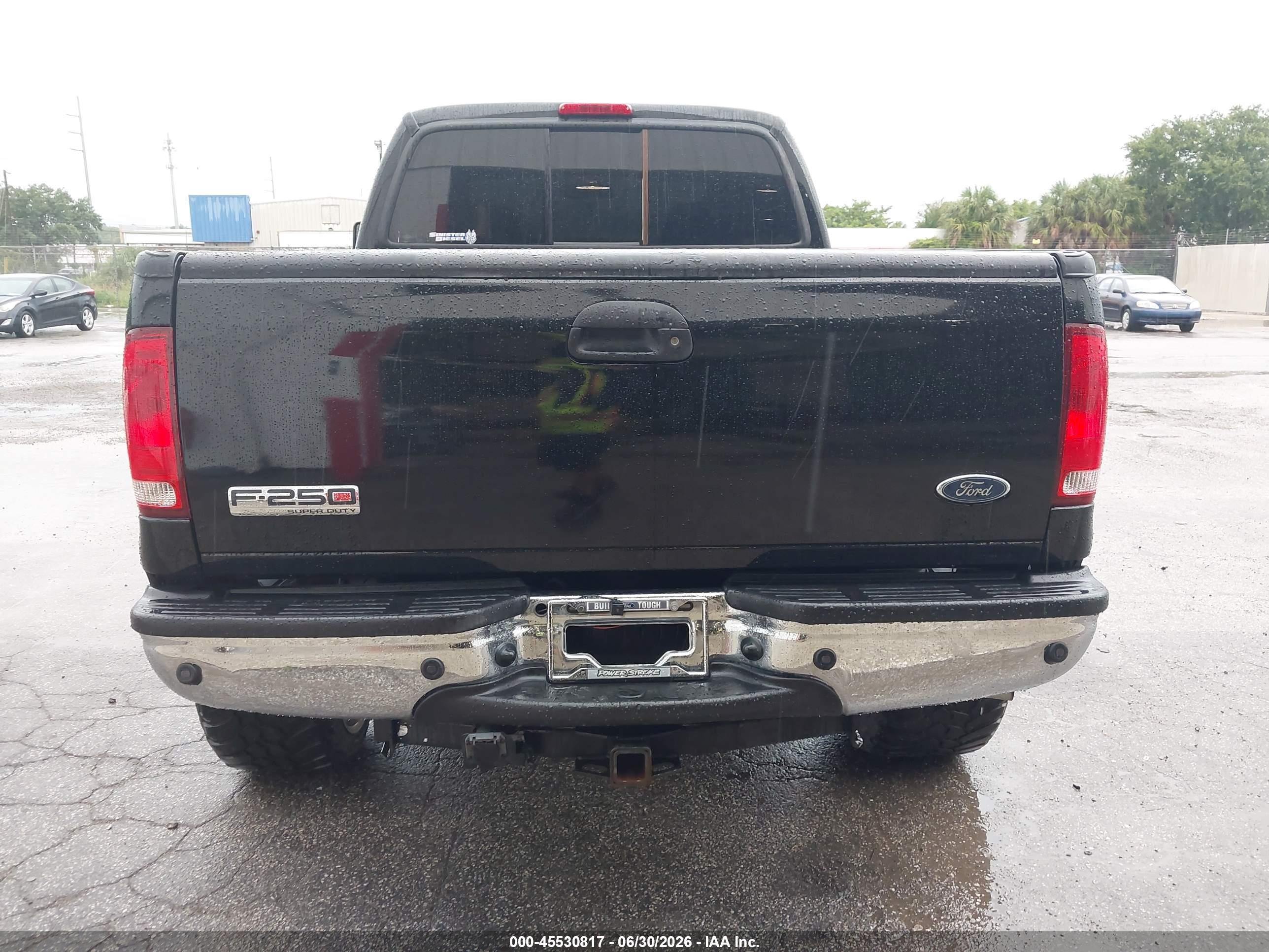 2005 Ford F-250 Lariat/xl/xlt Black vin: 1FTSW21P55EC41769