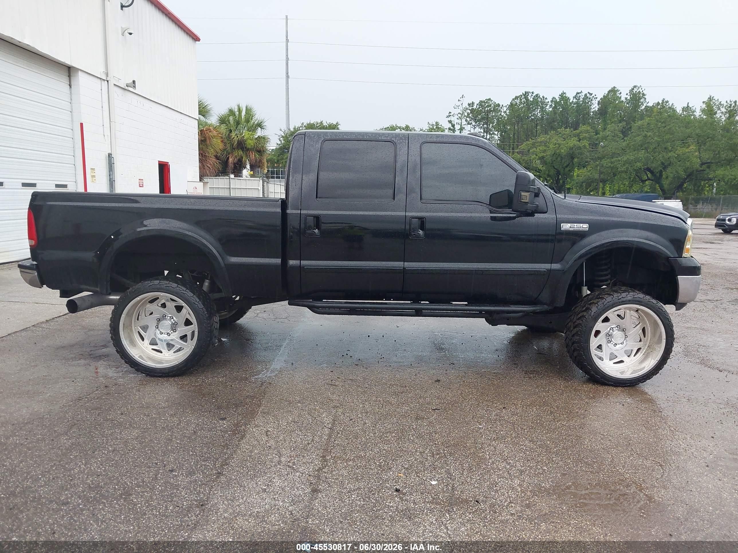 2005 Ford F-250 Lariat/xl/xlt Black vin: 1FTSW21P55EC41769