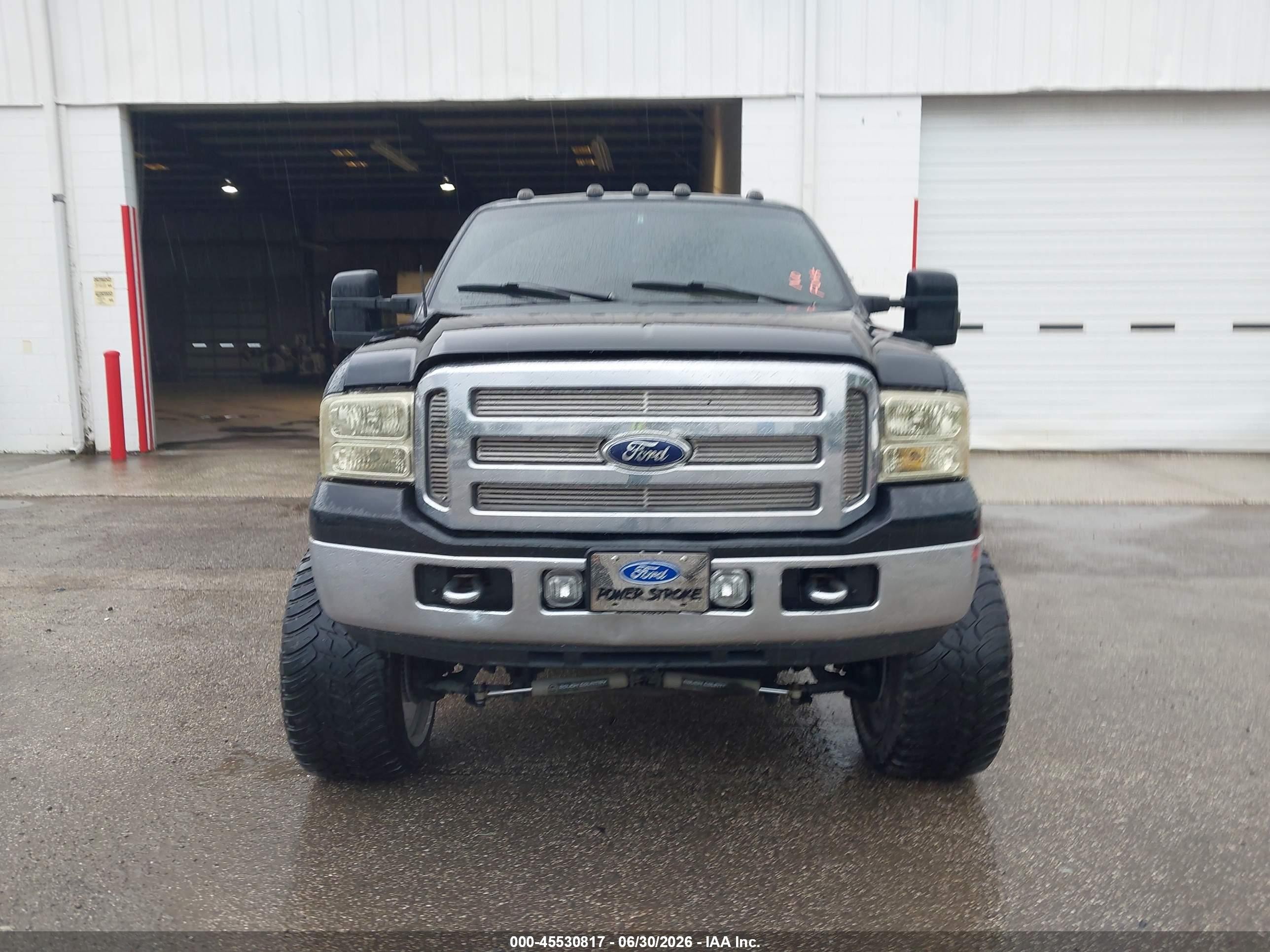 2005 Ford F-250 Lariat/xl/xlt Black vin: 1FTSW21P55EC41769